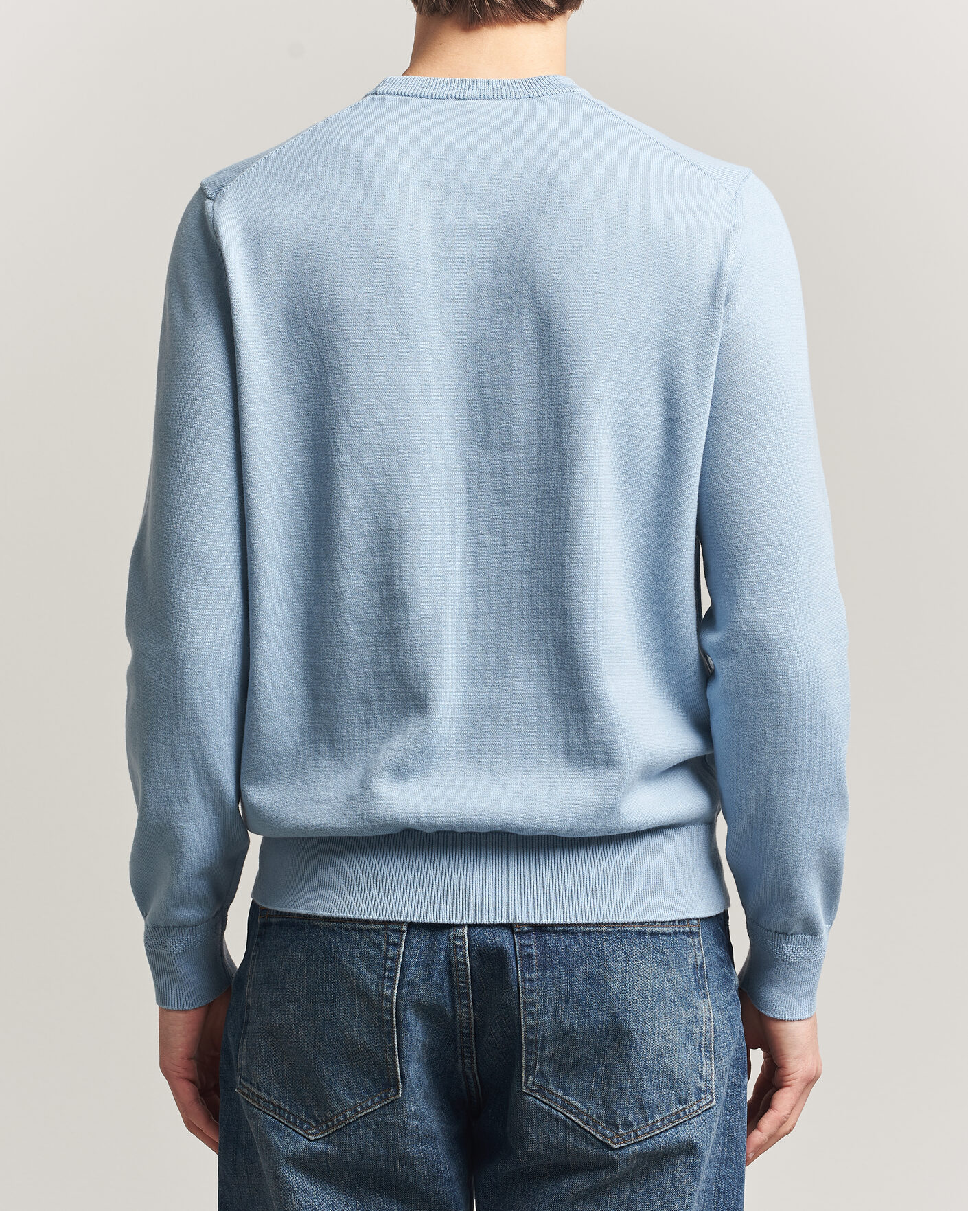 Herre | Trøjer | BOSS ORANGE | Kanovano Knitted Sweater Light Blue