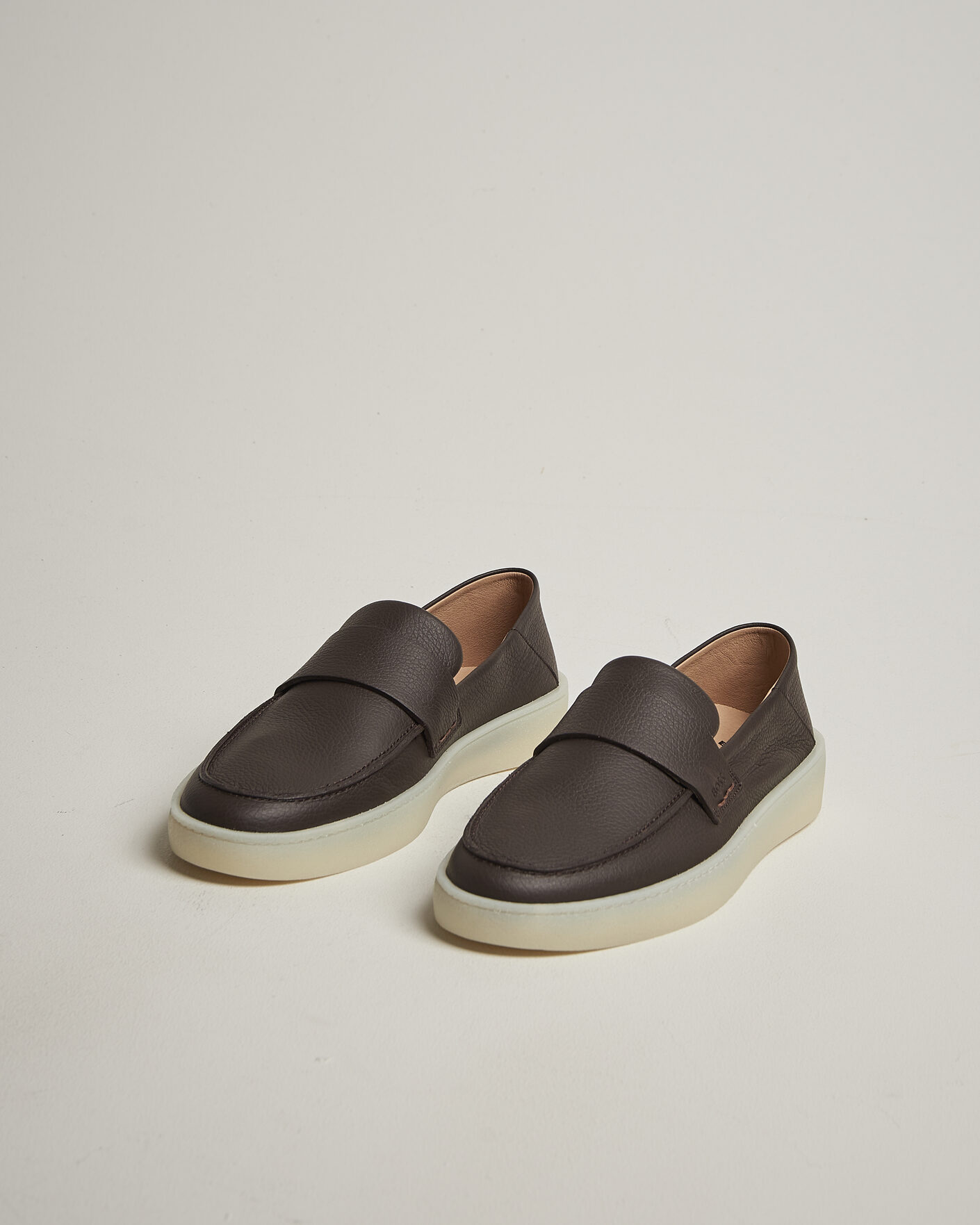 Herre | Loafers | BOSS BLACK | Randal Leather Loafer Dark Brown