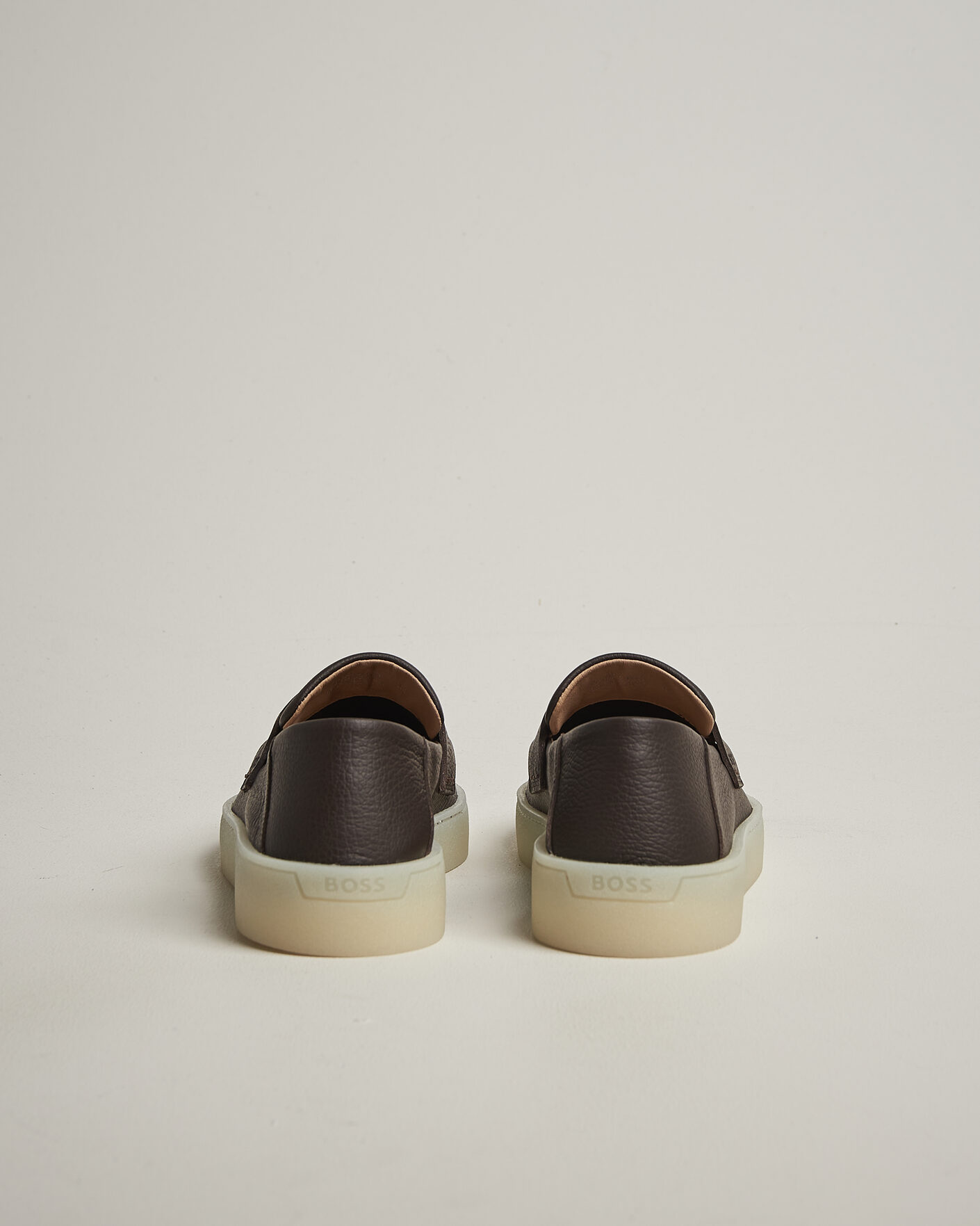 Herre | Loafers | BOSS BLACK | Randal Leather Loafer Dark Brown