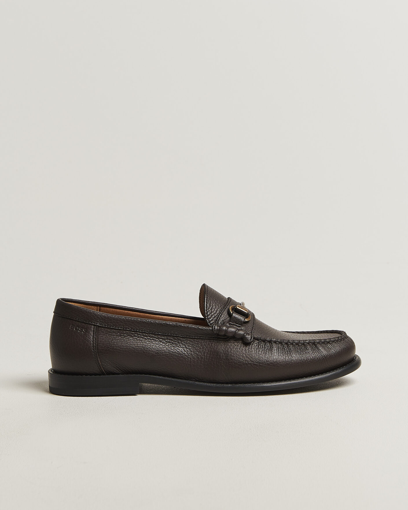 Herre | Loafers | BOSS BLACK | Tevan Leather Moccasin Dark Brown