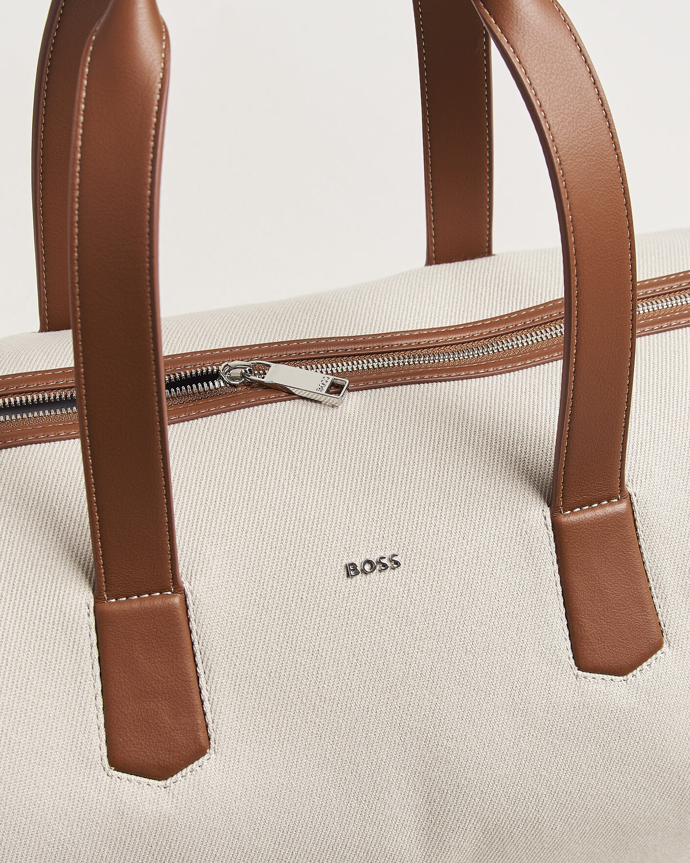 Herre | Tasker | BOSS BLACK | Dakkar Canvas Holdall Beige