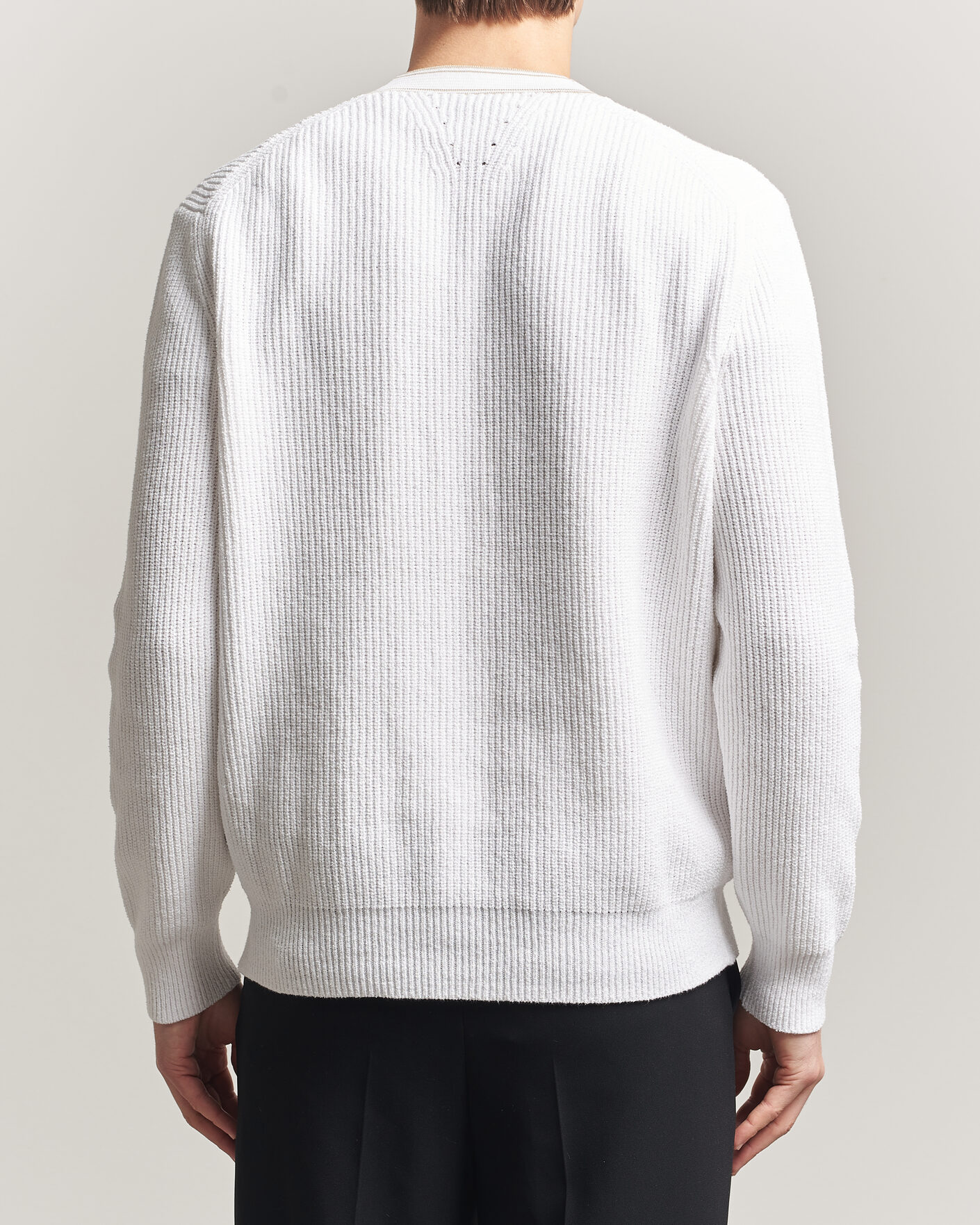 Herre | Trøjer | BOSS BLACK | Napoli Knitted Cardigan White