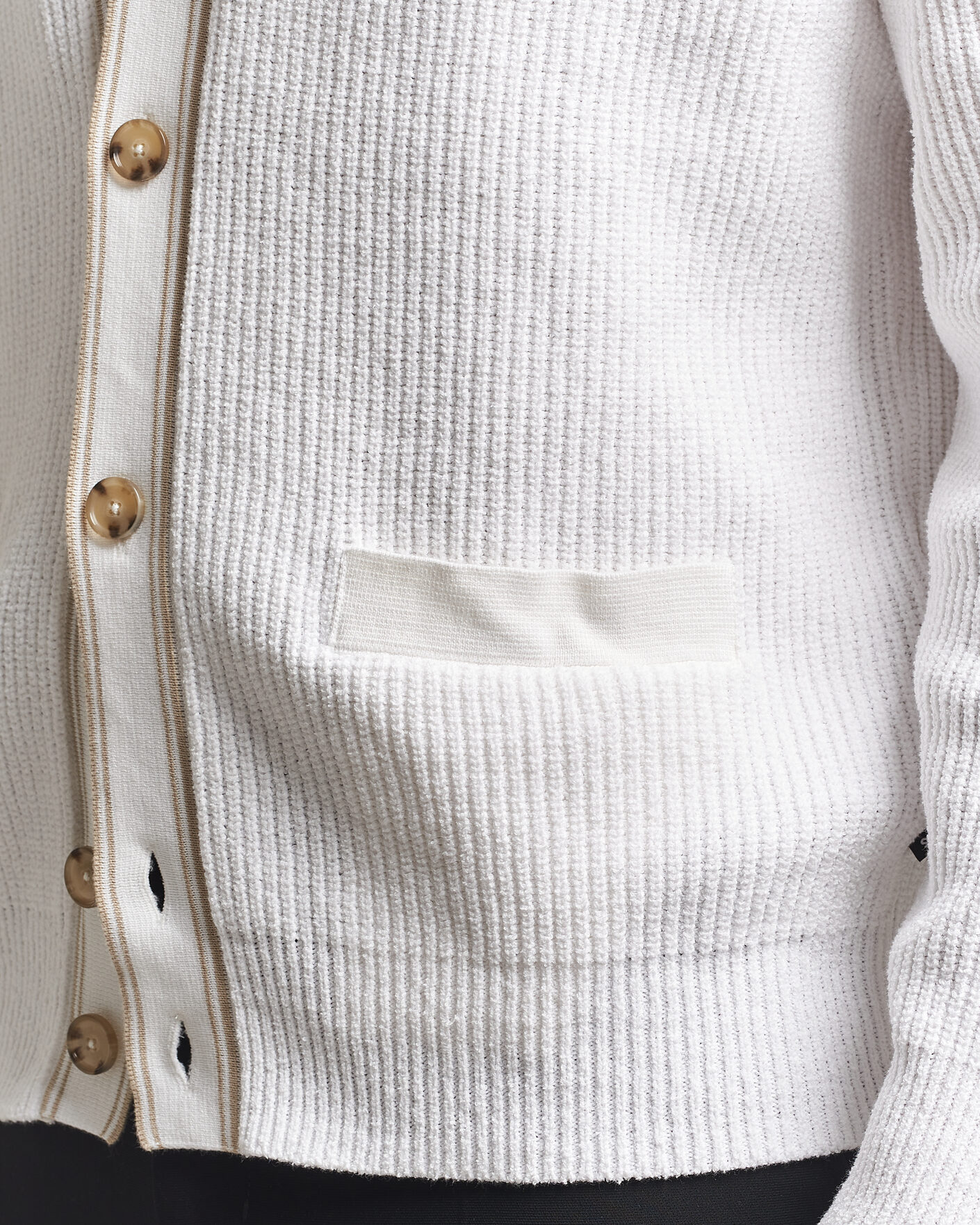 Herre | Trøjer | BOSS BLACK | Napoli Knitted Cardigan White