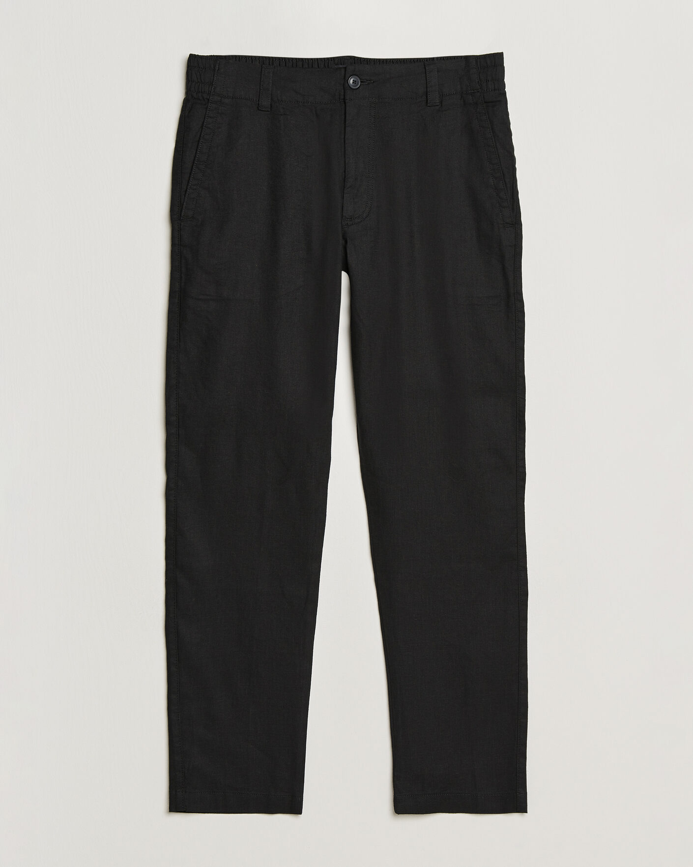 Herre | Bukser | BOSS ORANGE | Sanderson Linen Pants Black