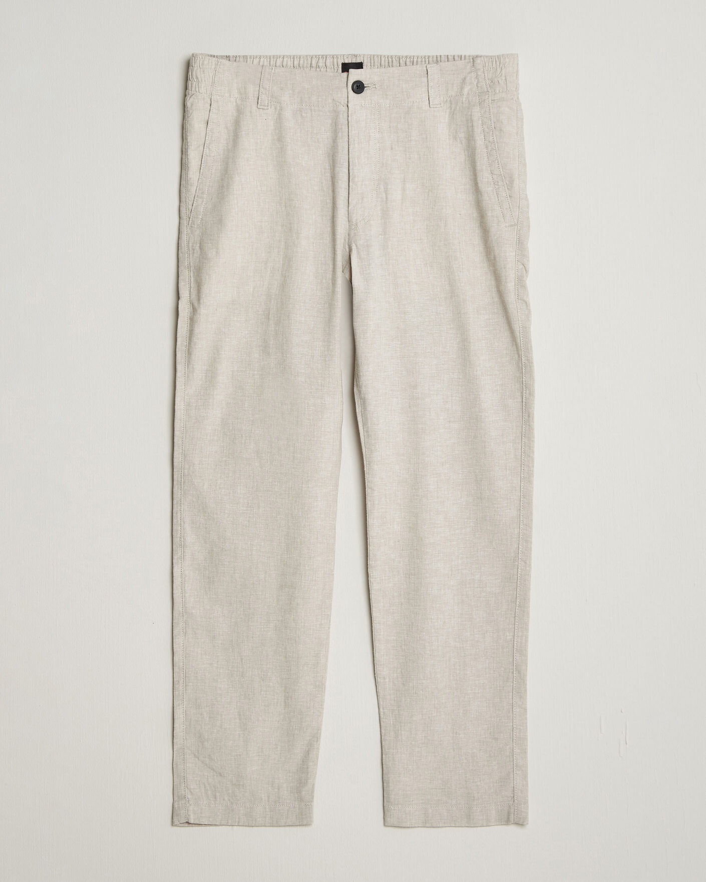 Herre | Bukser | BOSS ORANGE | Sanderson Linen Pants Open Grey