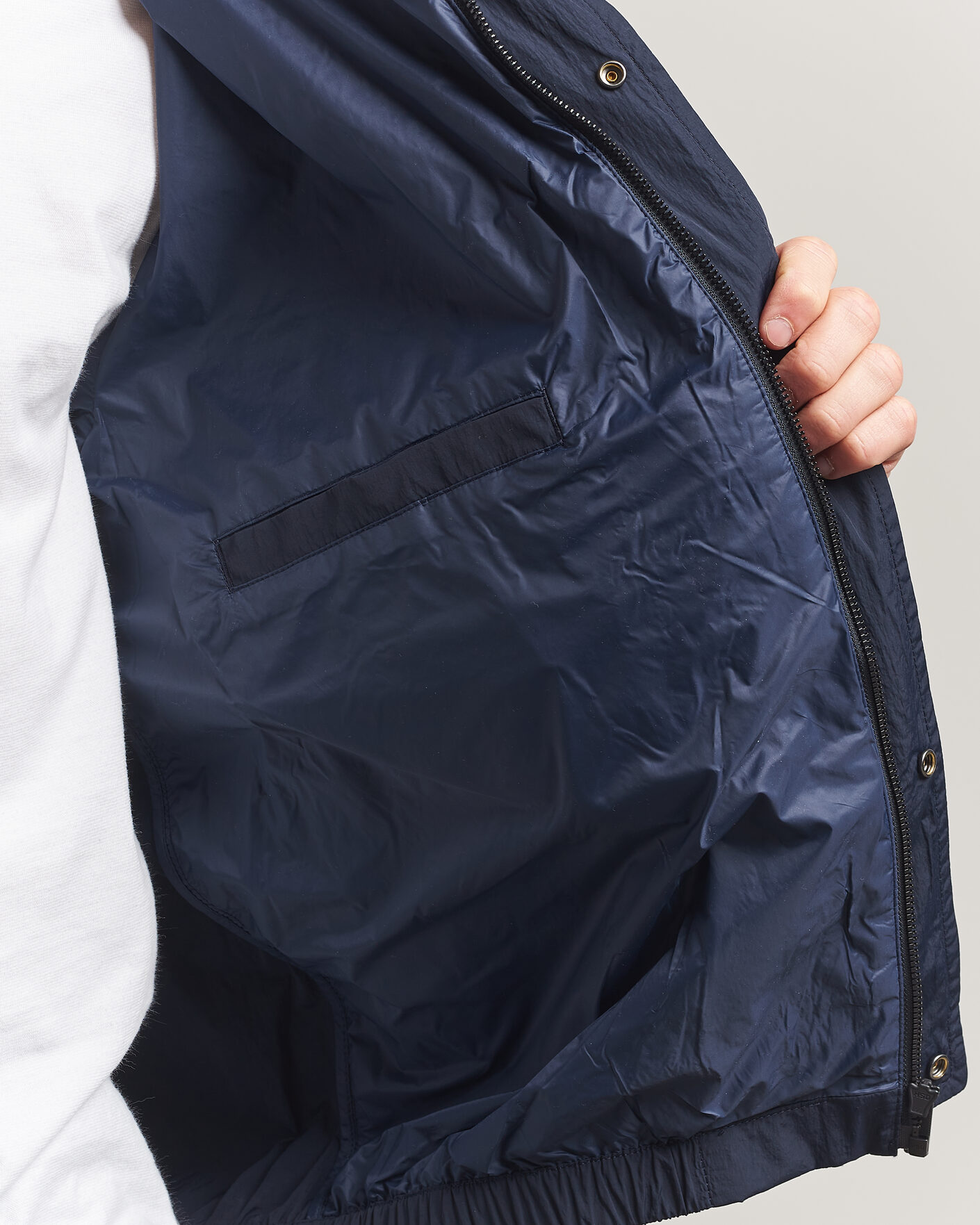 Herre | Jakker | BOSS ORANGE | Oberle Hooded Jacket Dark Blue