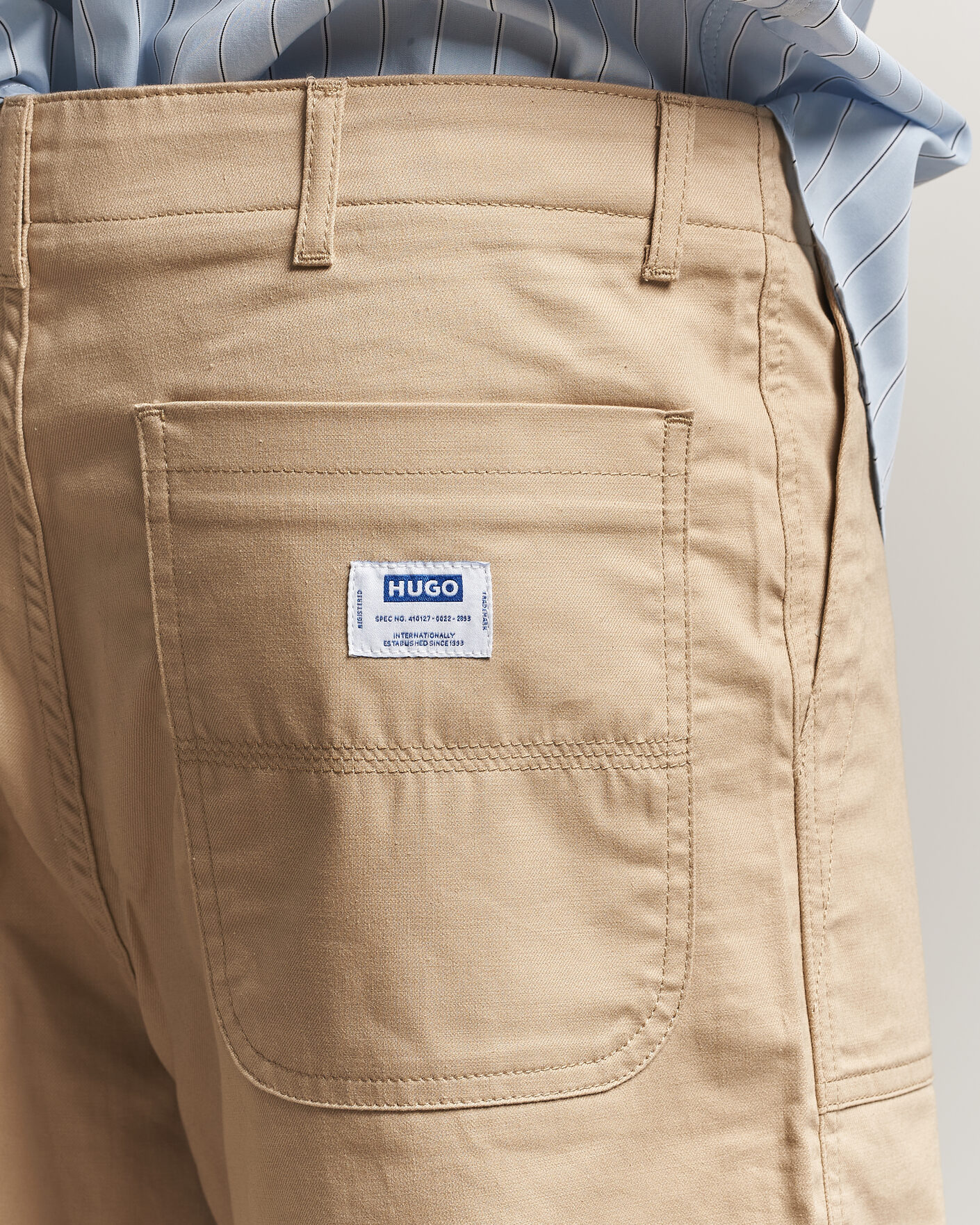 Herre | Shorts | HUGO | Gutwin Workwear Shorts Medium Beige