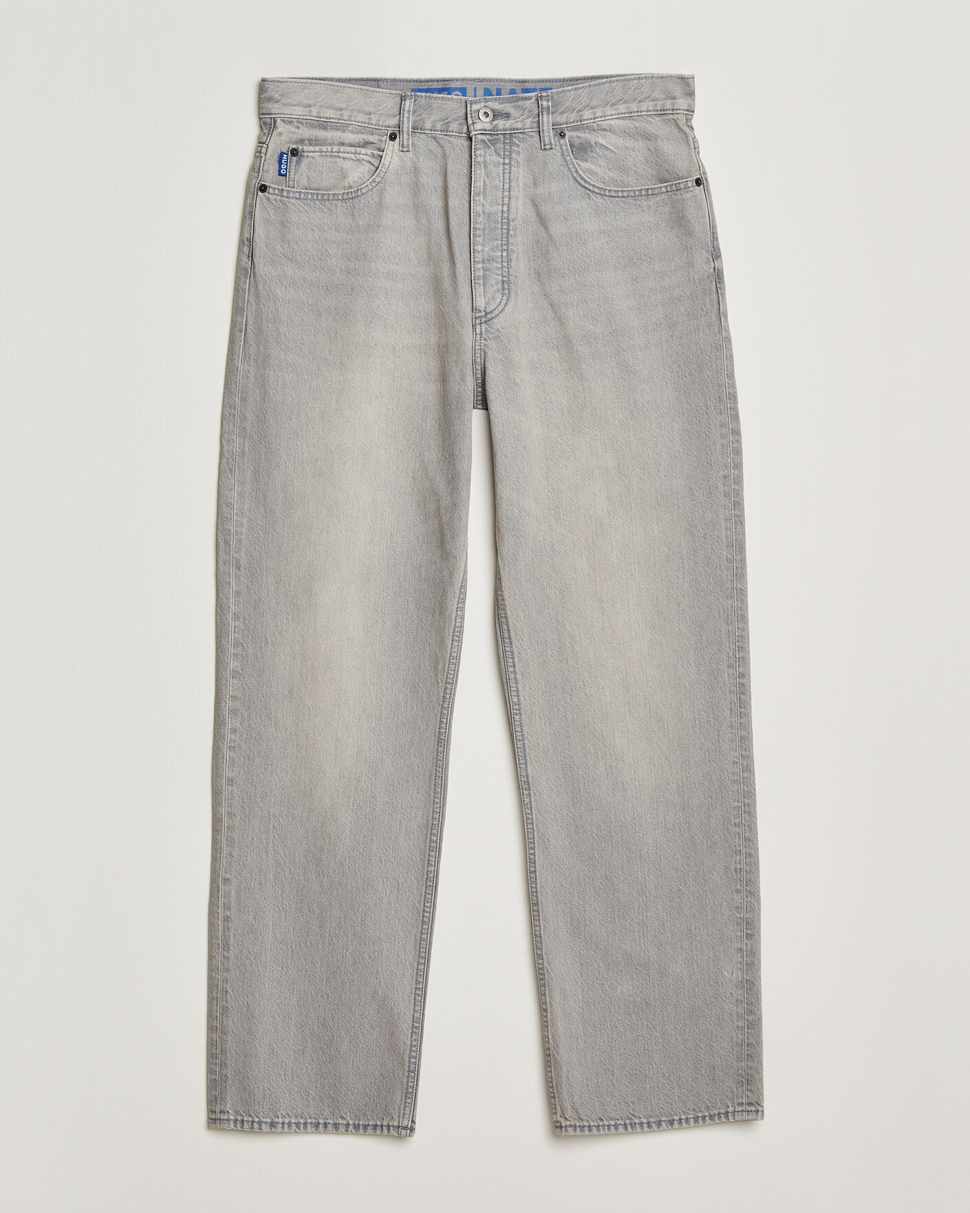 Herre | Skjorter | HUGO | Nate Baggy Fit Jeans Medium Grey