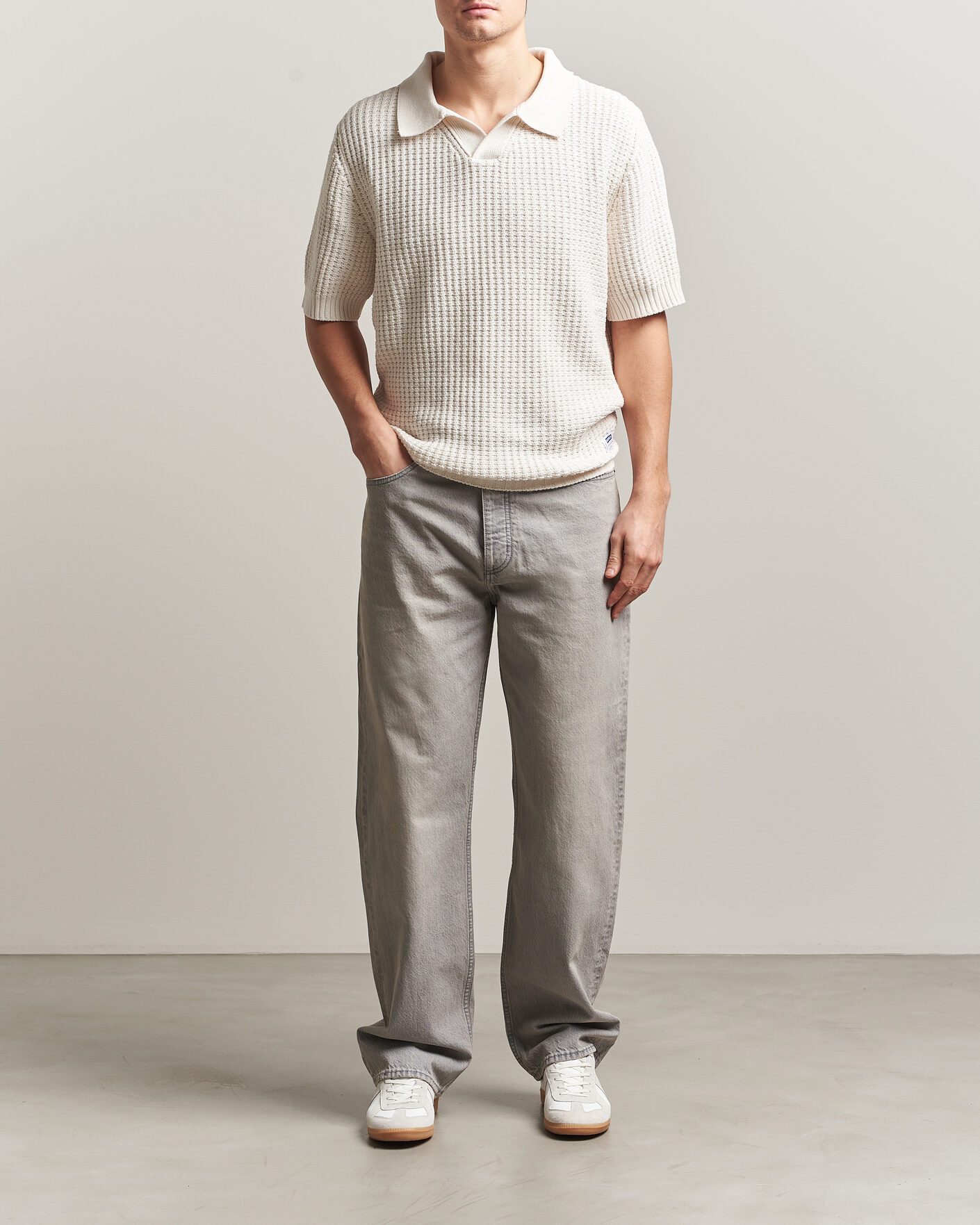 Herre | Skjorter | HUGO | Nate Baggy Fit Jeans Medium Grey