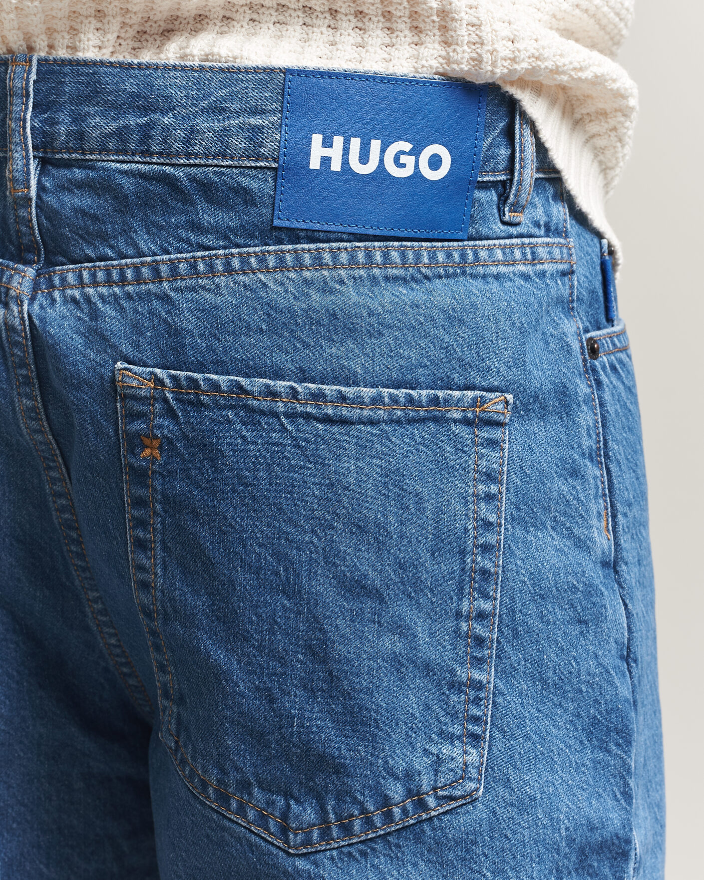 Herre | Shorts | HUGO | Skate Denim Shorts Medium Blue