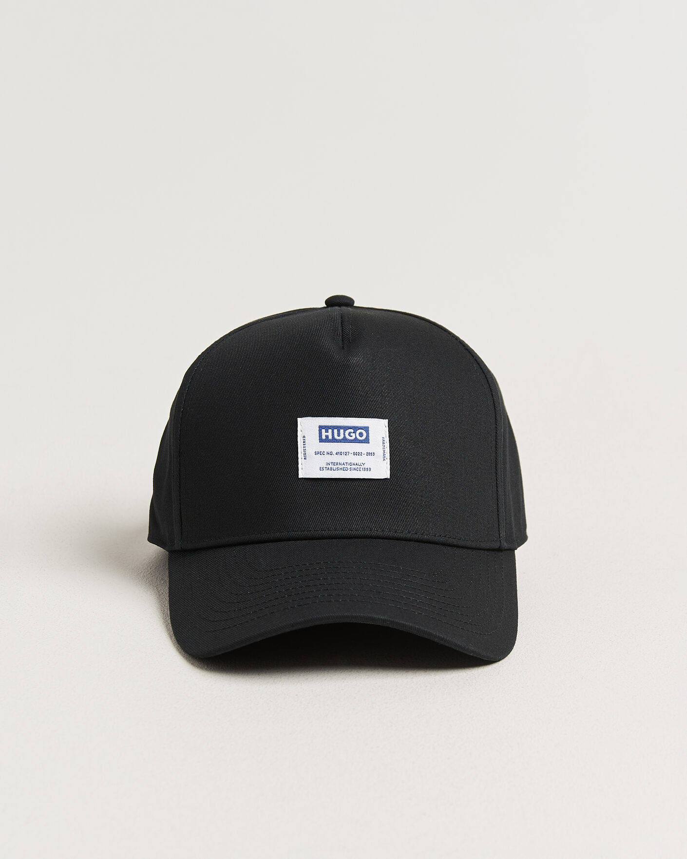 Herre | Hatte & kasketter | HUGO | Merk Logo Cap Black