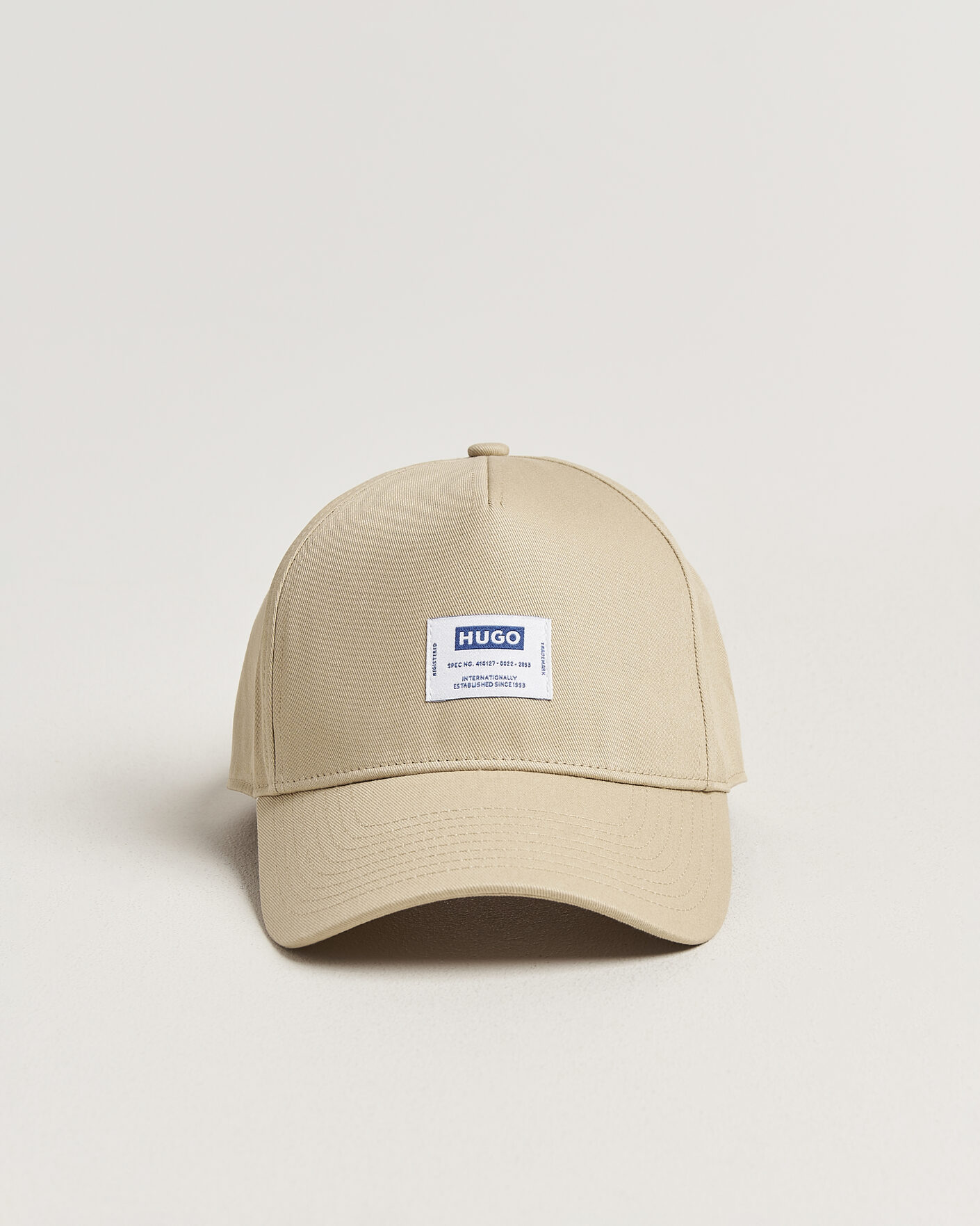 Herre | Hatte & kasketter | HUGO | Merk Logo Cap Medium Beige