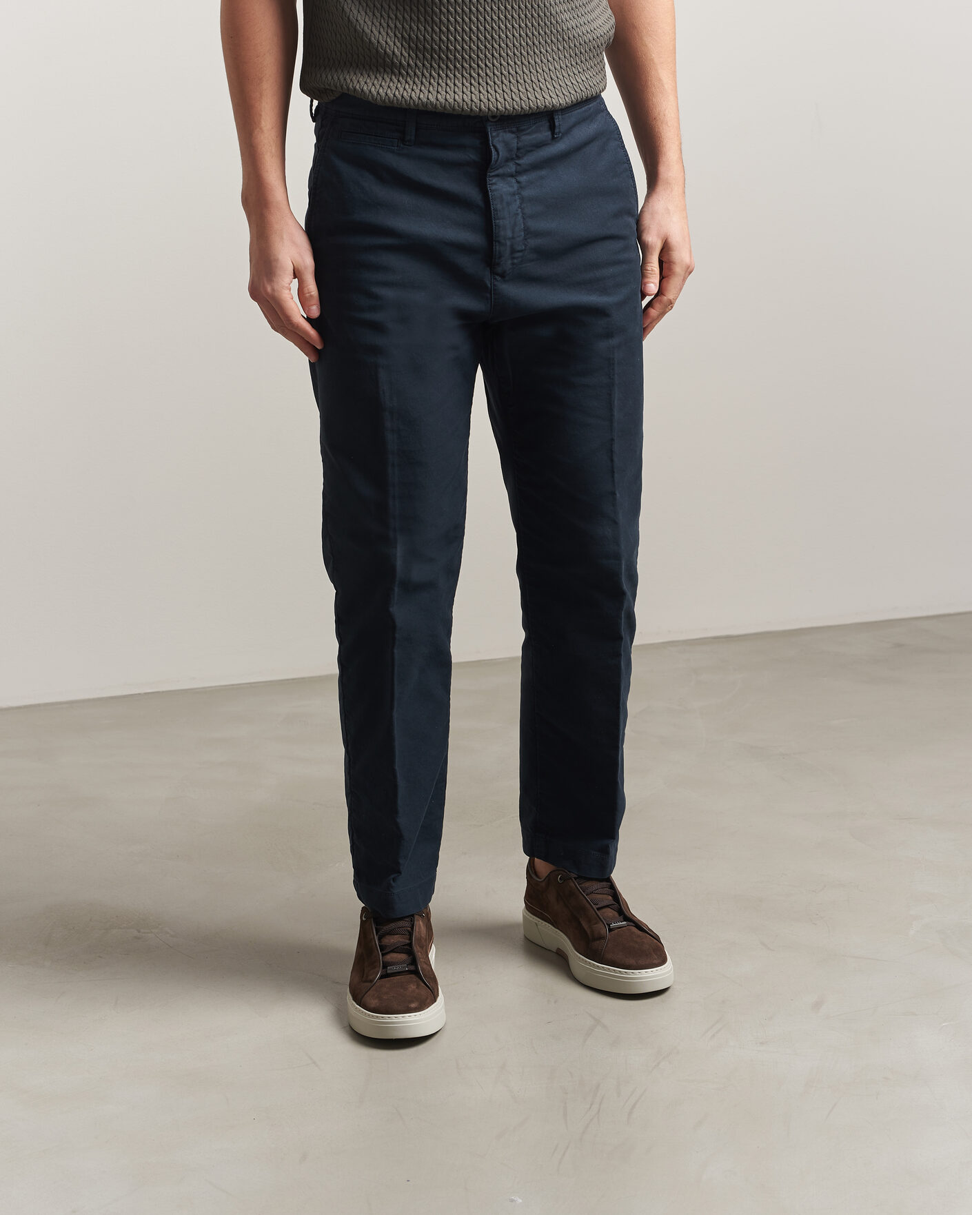 Herre | Sneakers | BOSS CAMEL | Gary Suede Sneaker Dark Brown