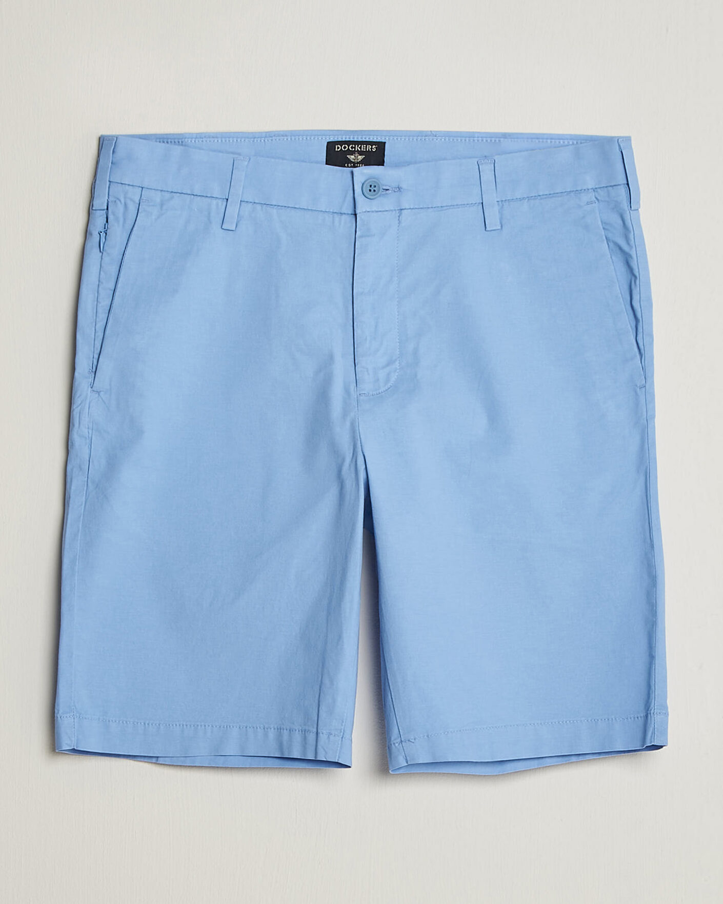 Herre | Shorts | Dockers | Slim Cotton/Linen Shorts Vista Blue