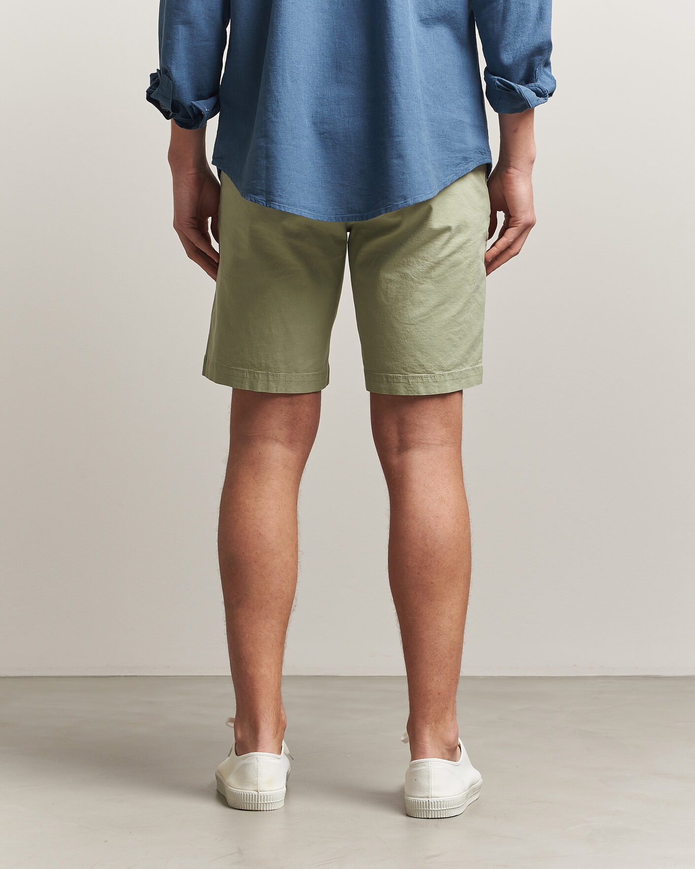 Herre | Shorts | Dockers | Slim Cotton/Linen Shorts Tea