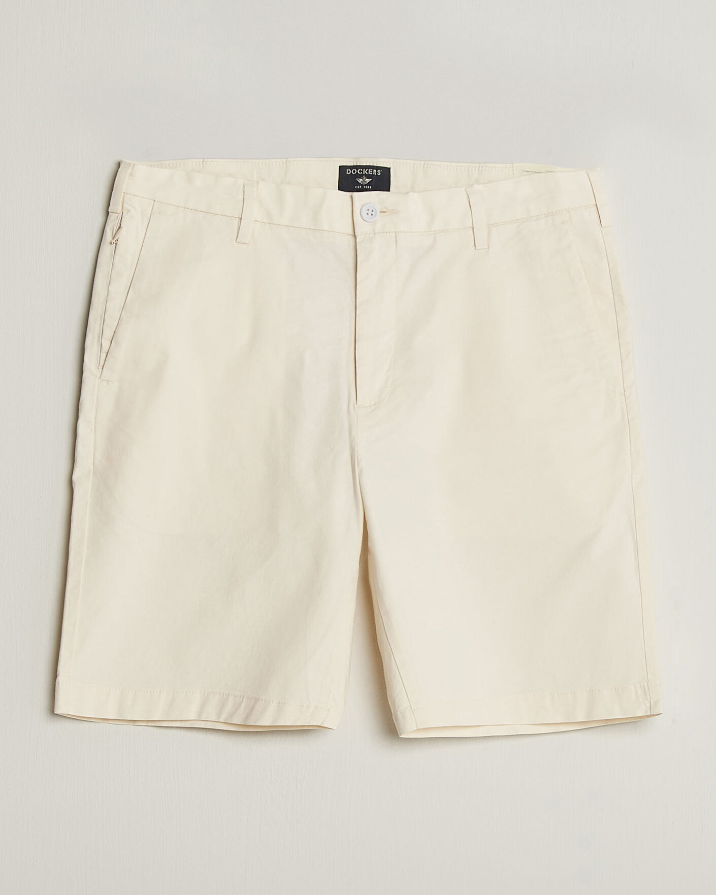Herre | Shorts | Dockers | Slim Cotton/Linen Shorts Buttercream
