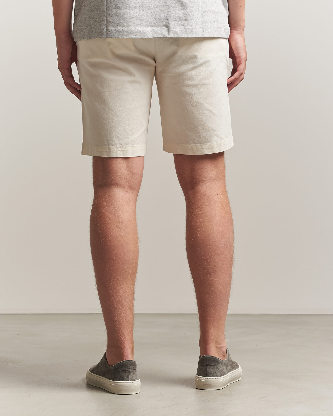 Herre | Shorts | Dockers | Slim Cotton/Linen Shorts Buttercream