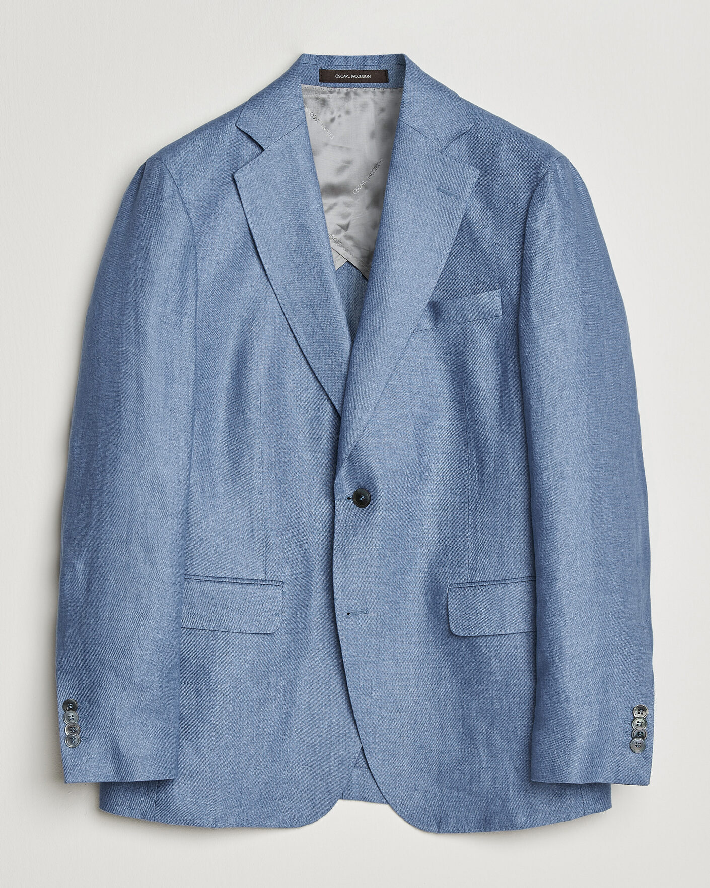 Herre | Blazere & jakker | Oscar Jacobson | Ferry Soft Linen Blazer Light Blue