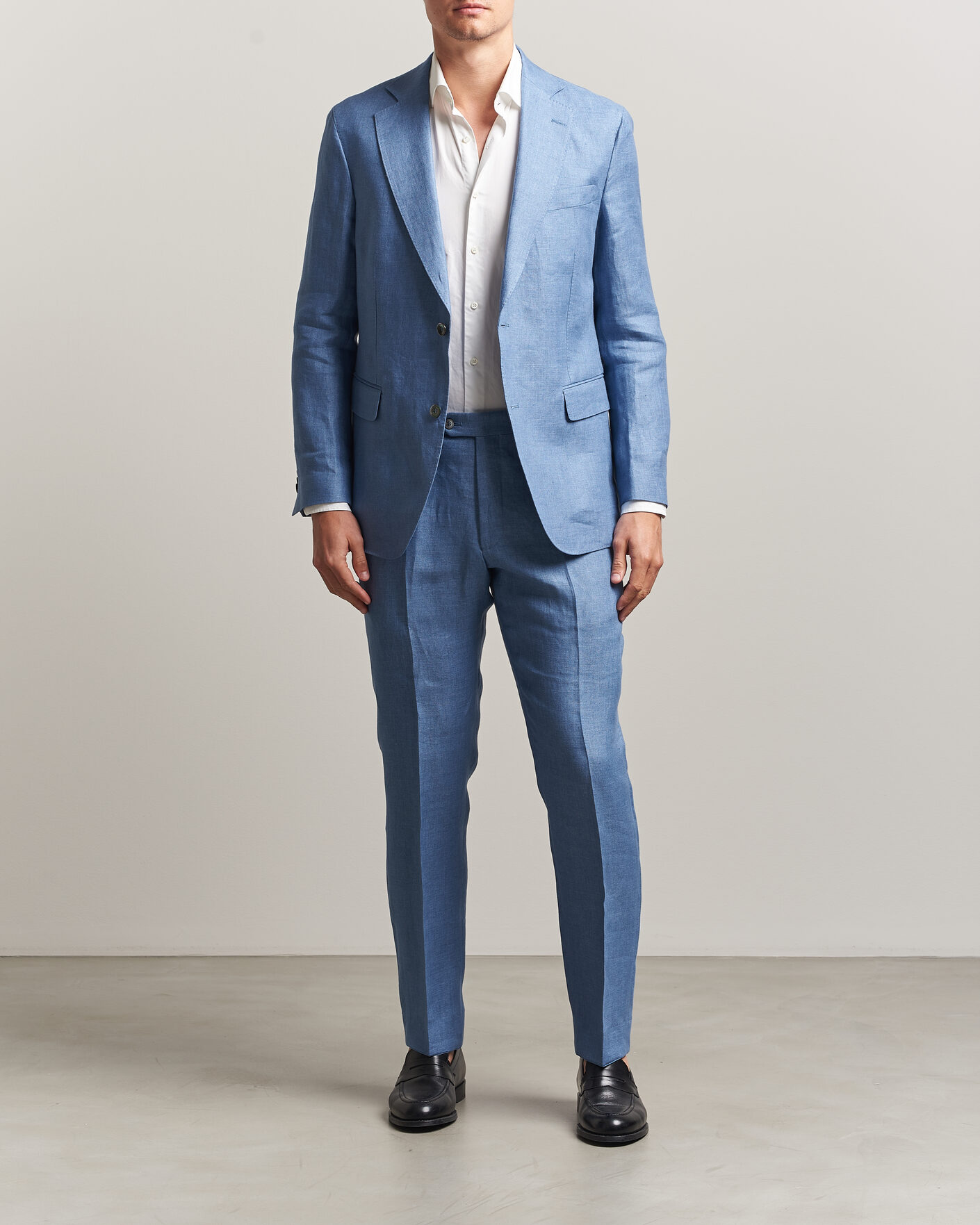Herre | Blazere & jakker | Oscar Jacobson | Ferry Soft Linen Blazer Light Blue