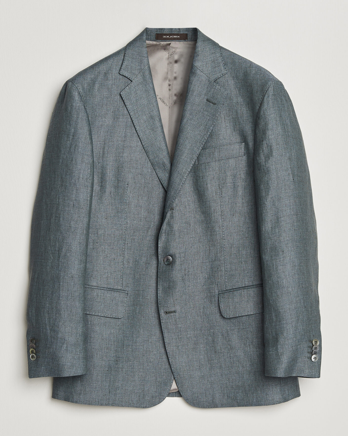 Herre | Blazere & jakker | Oscar Jacobson | Robert Linen Blazer Olive