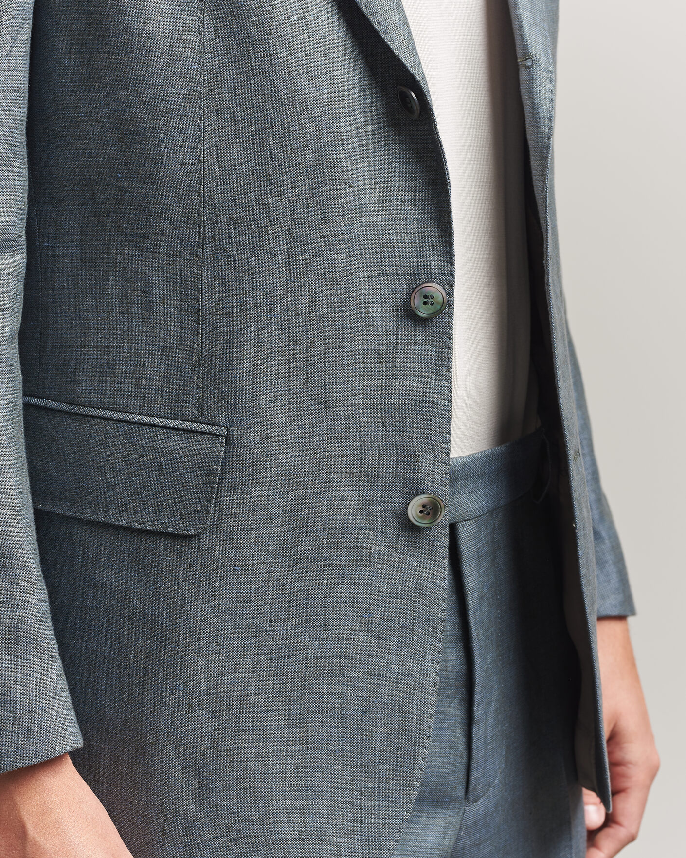 Herre | Blazere & jakker | Oscar Jacobson | Robert Linen Blazer Olive