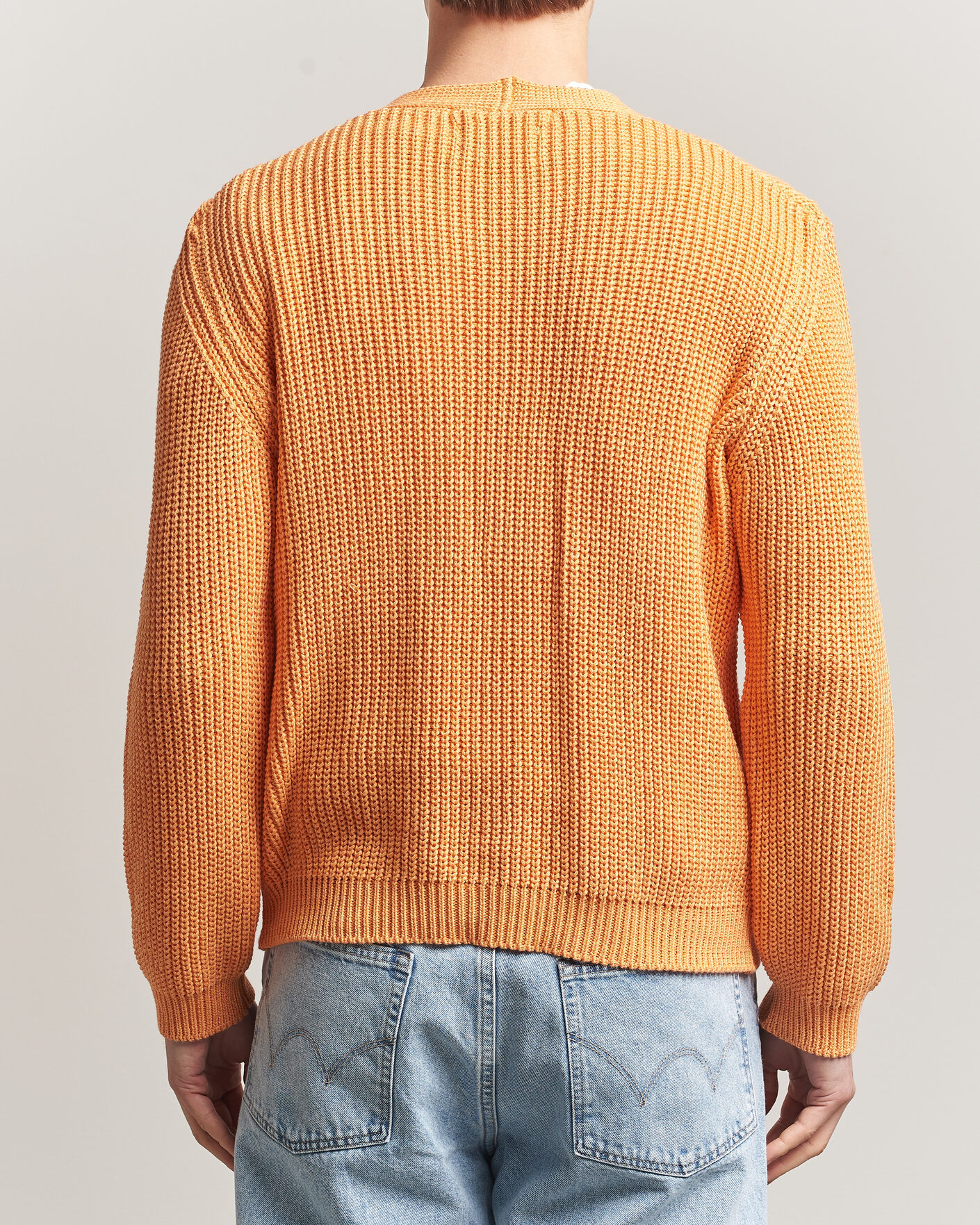Herre | Trøjer | Peregrine | River Cotton Cardigan Apricot