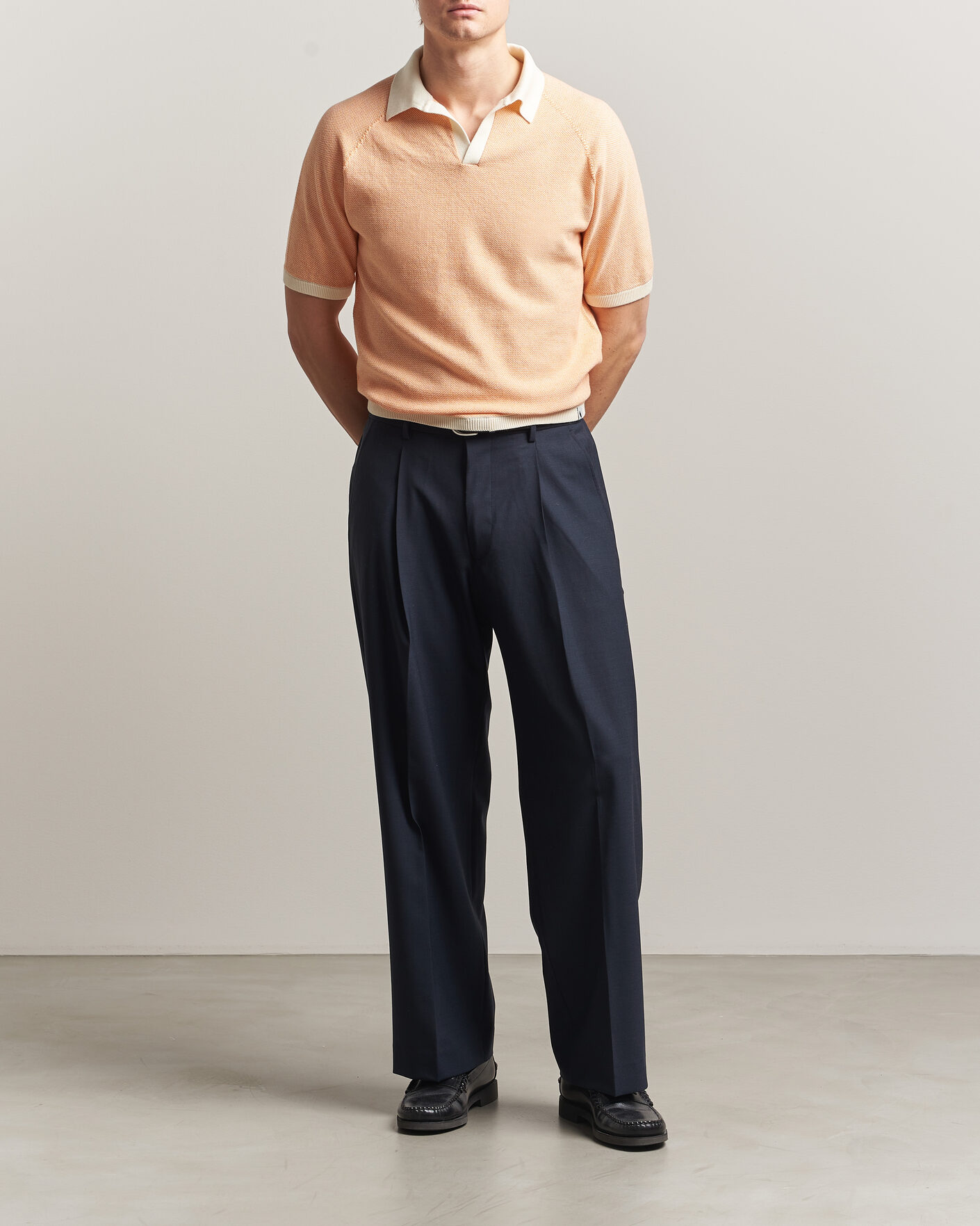 Herre | Polotrøjer | Peregrine | Lynton Cotton Polo Apricot
