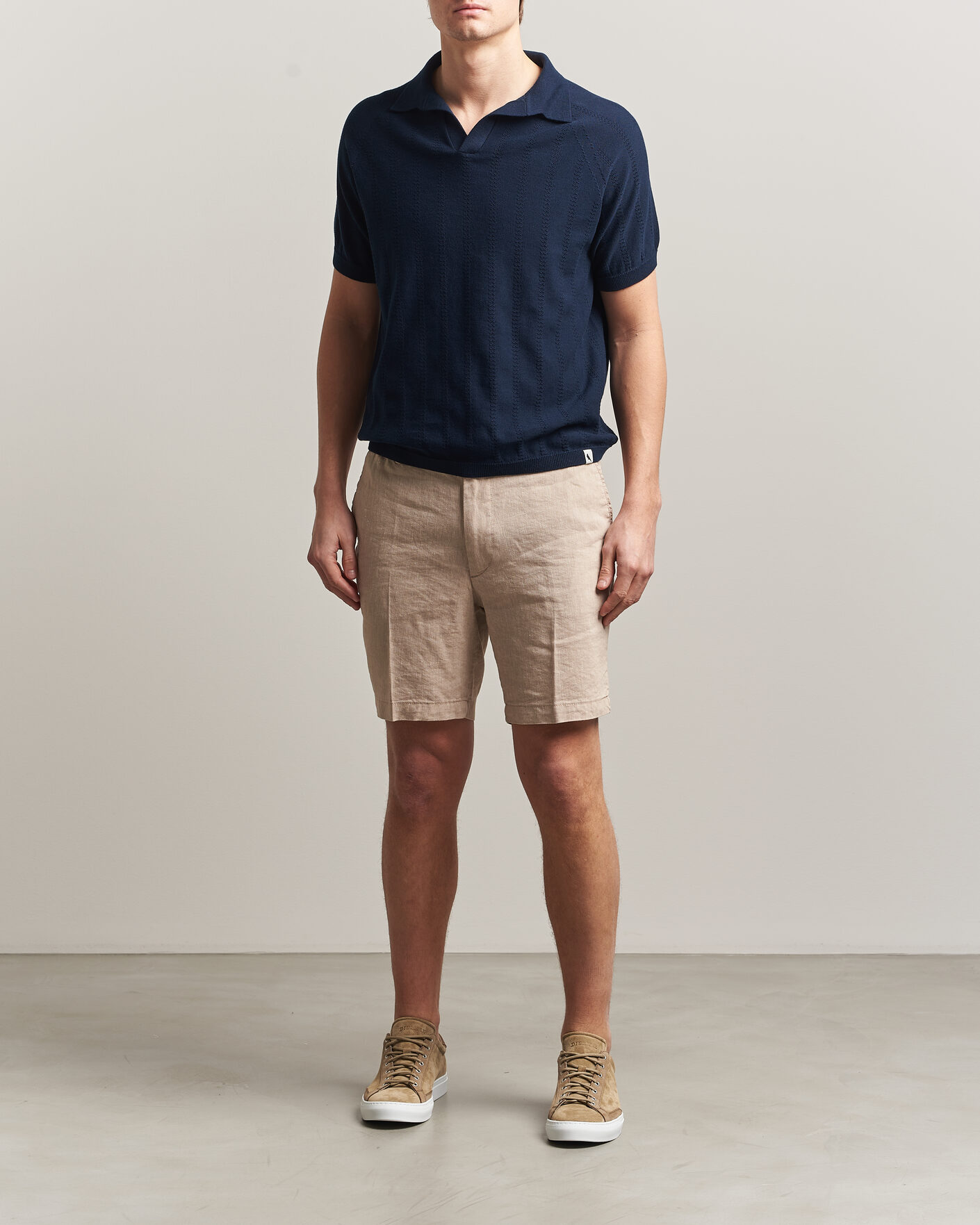Herre | Polotrøjer | Peregrine | Alma Cotton Structure Polo Navy