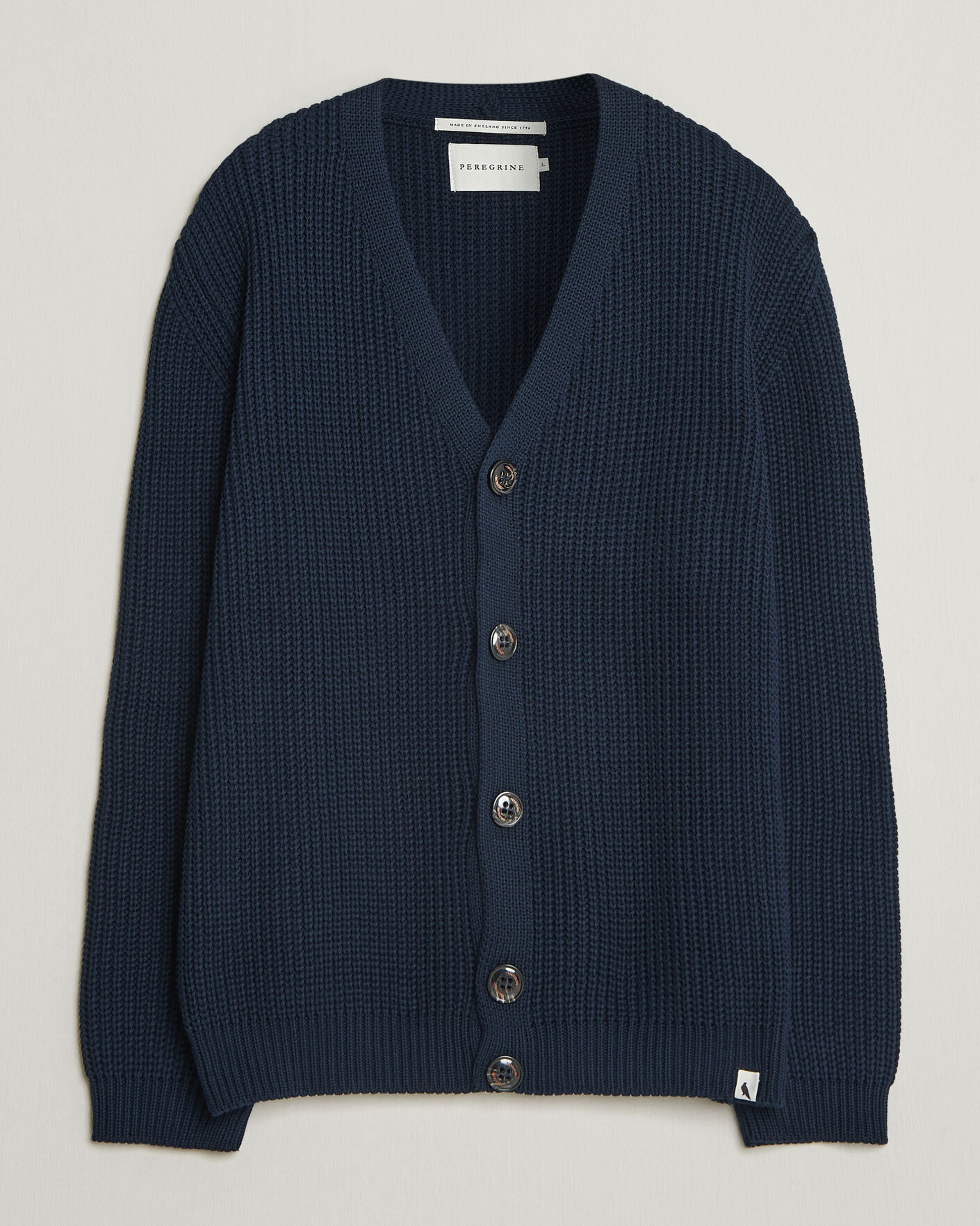 Herre | Trøjer | Peregrine | River Cotton Cardigan Navy