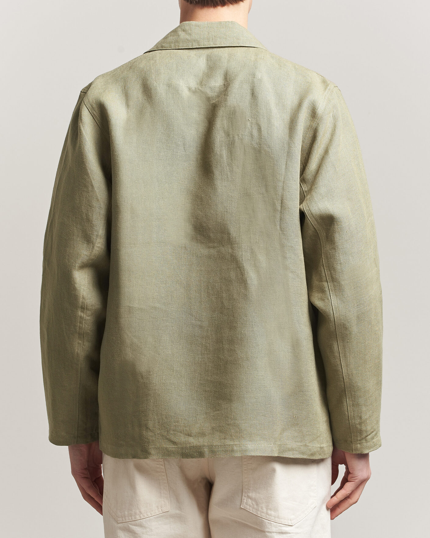 Herre | Skjorter | Peregrine | Windsor Linen Shacket Khaki