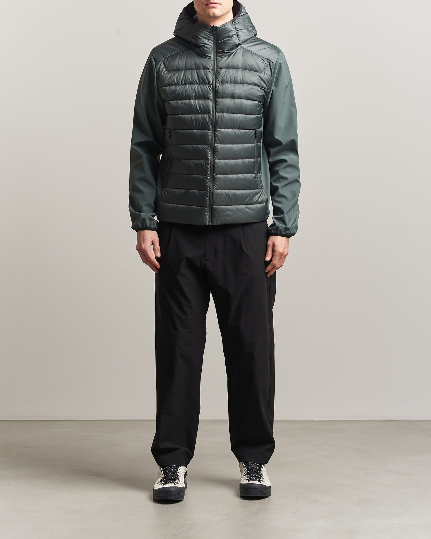 Herre | Jakker | Sail Racing | Spray Hooded Hybrid Jacket Aurora Green