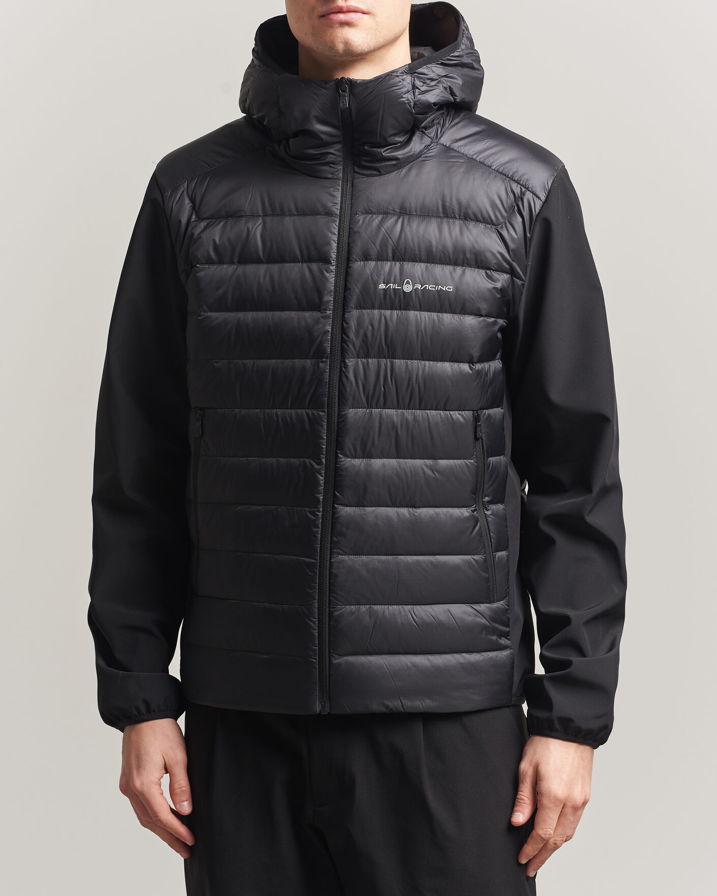 Herre | Jakker | Sail Racing | Spray Hooded Hybrid Jacket Carbon