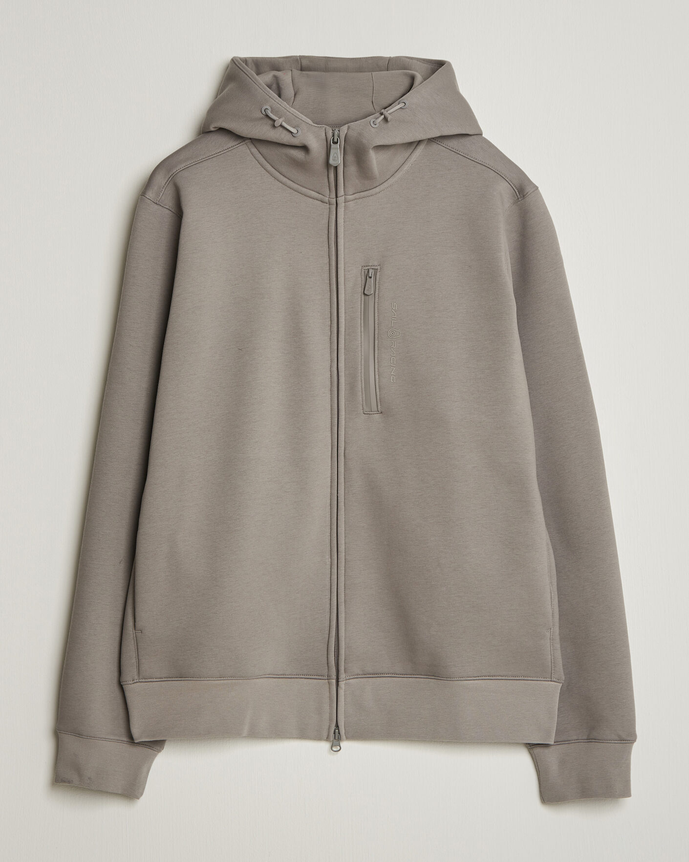 Herre | Trøjer | Sail Racing | Bowman Monochrome Full Zip Hoodie Oyster