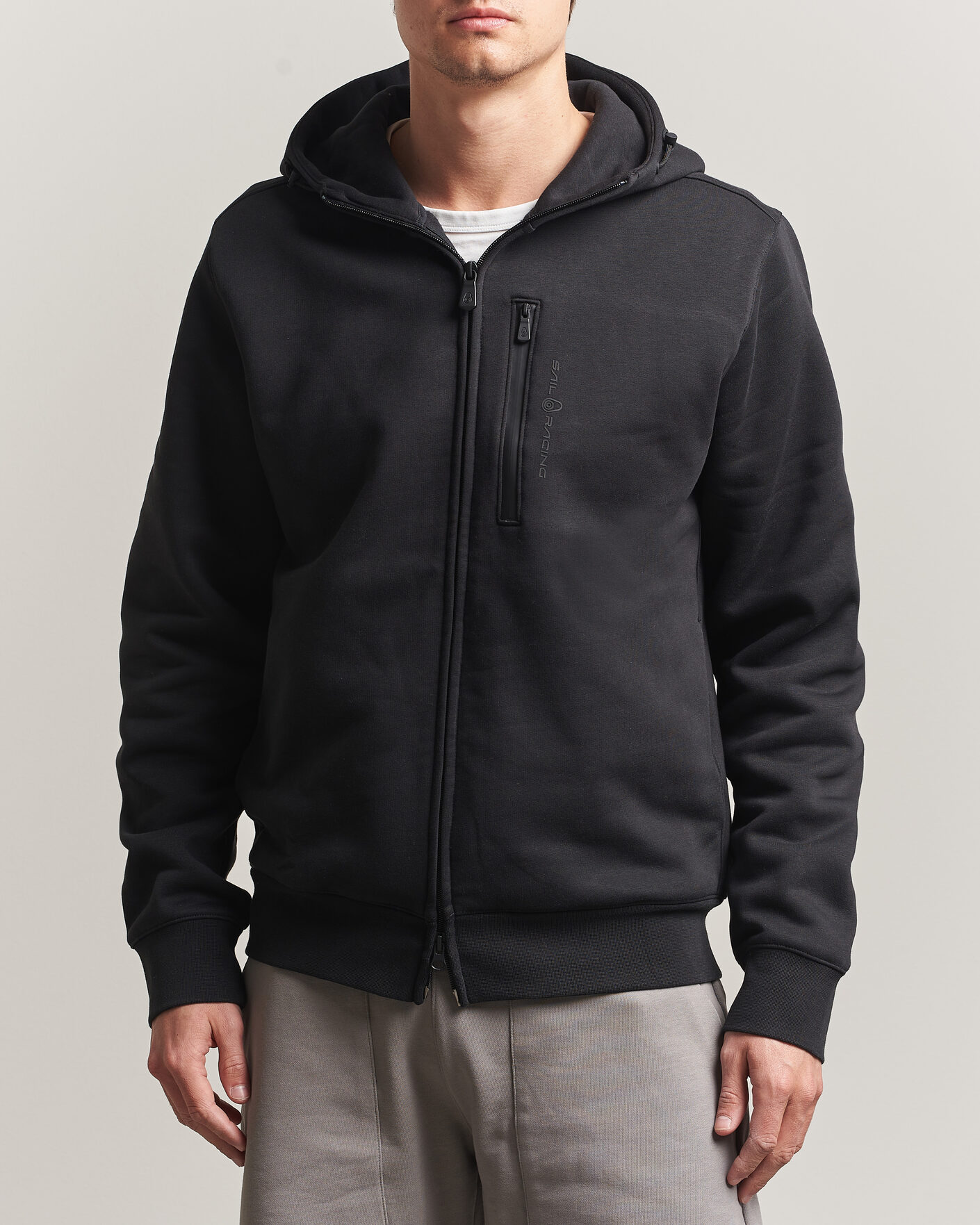 Herre | Trøjer | Sail Racing | Bowman Monochrome Full Zip Hoodie Carbon