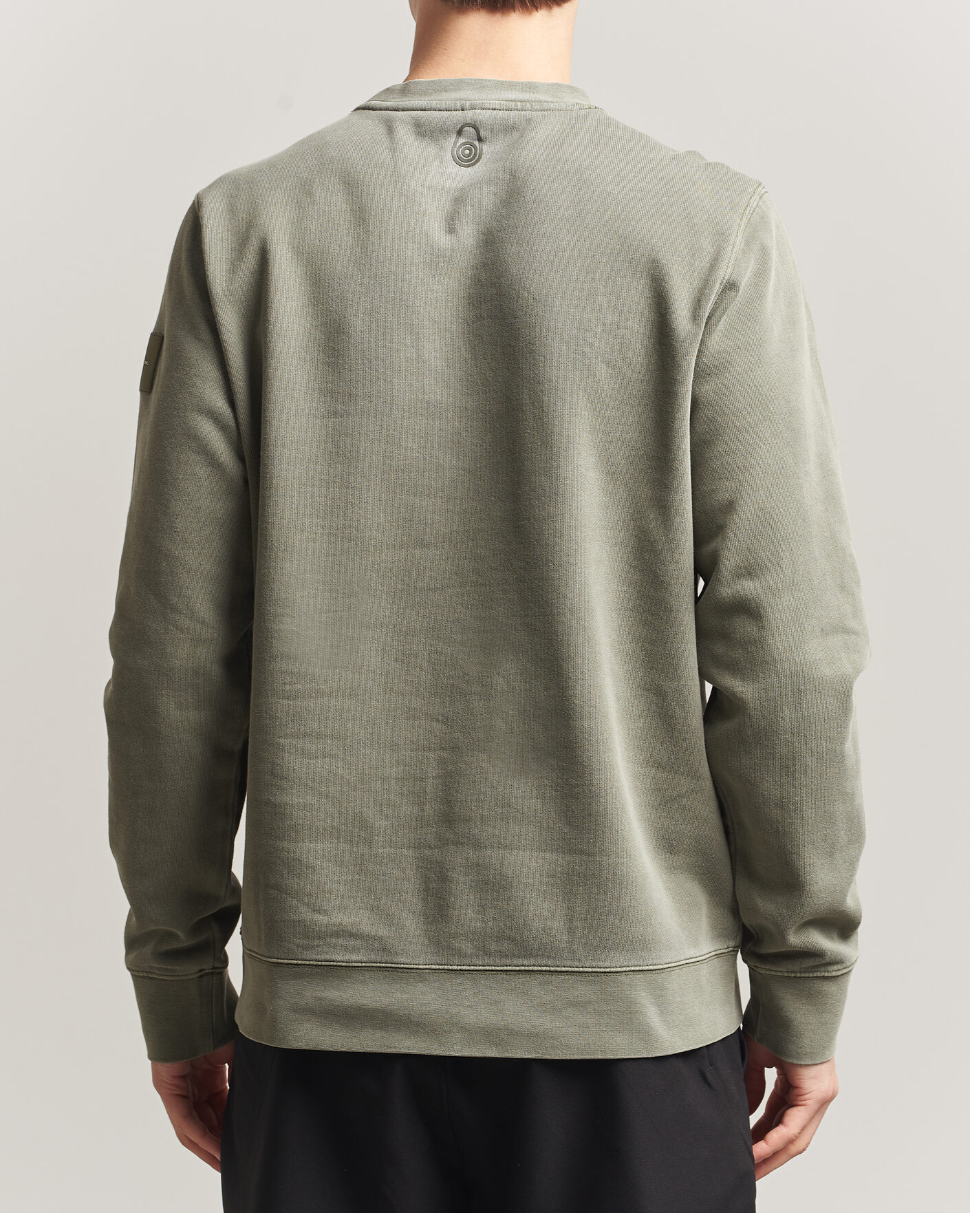 Herre | Trøjer | Sail Racing | Wind Pigment Dyed Sweatshirt Mud Green