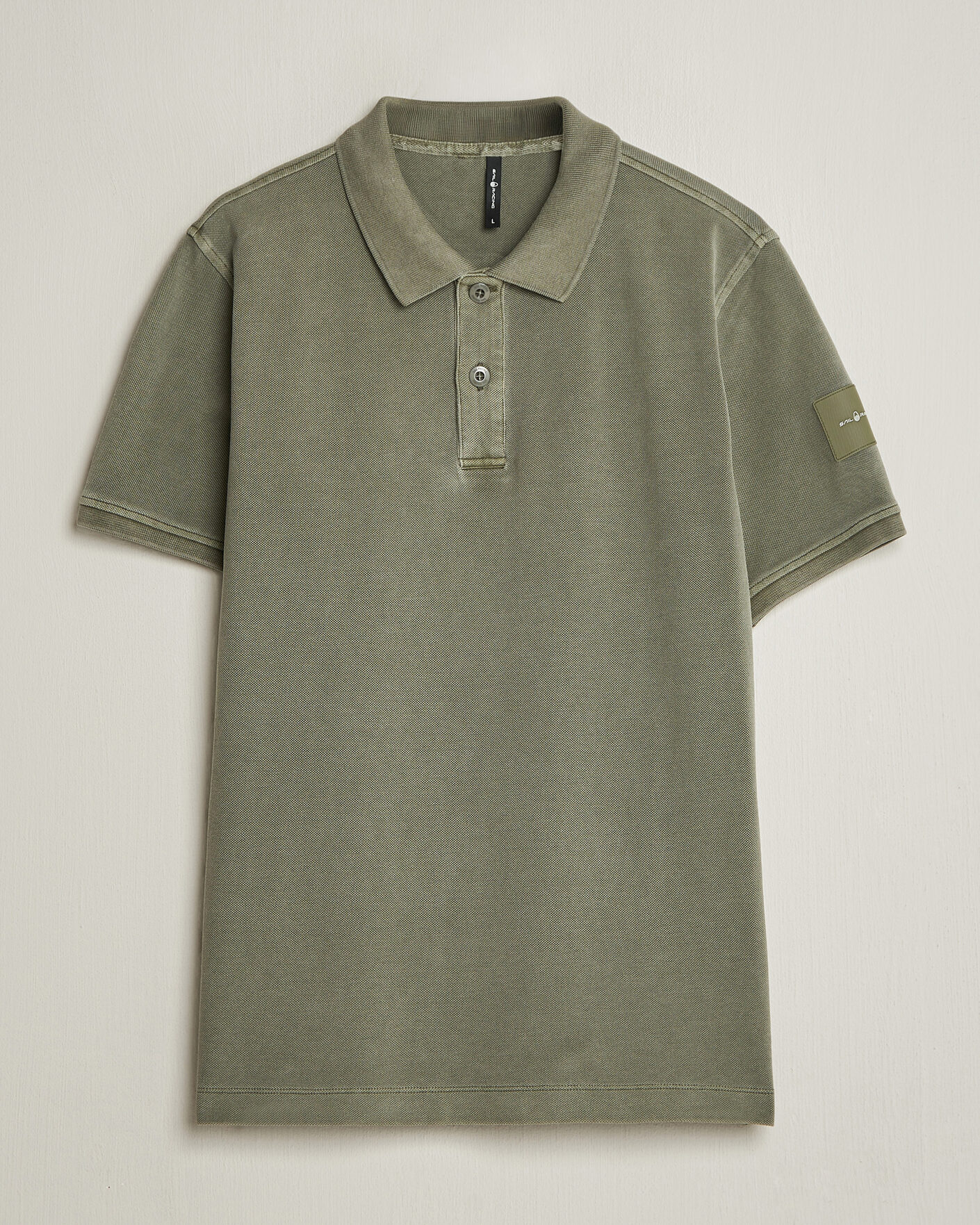 Herre | Polotrøjer | Sail Racing | Wind Pigment Dyed Polo Mud Green