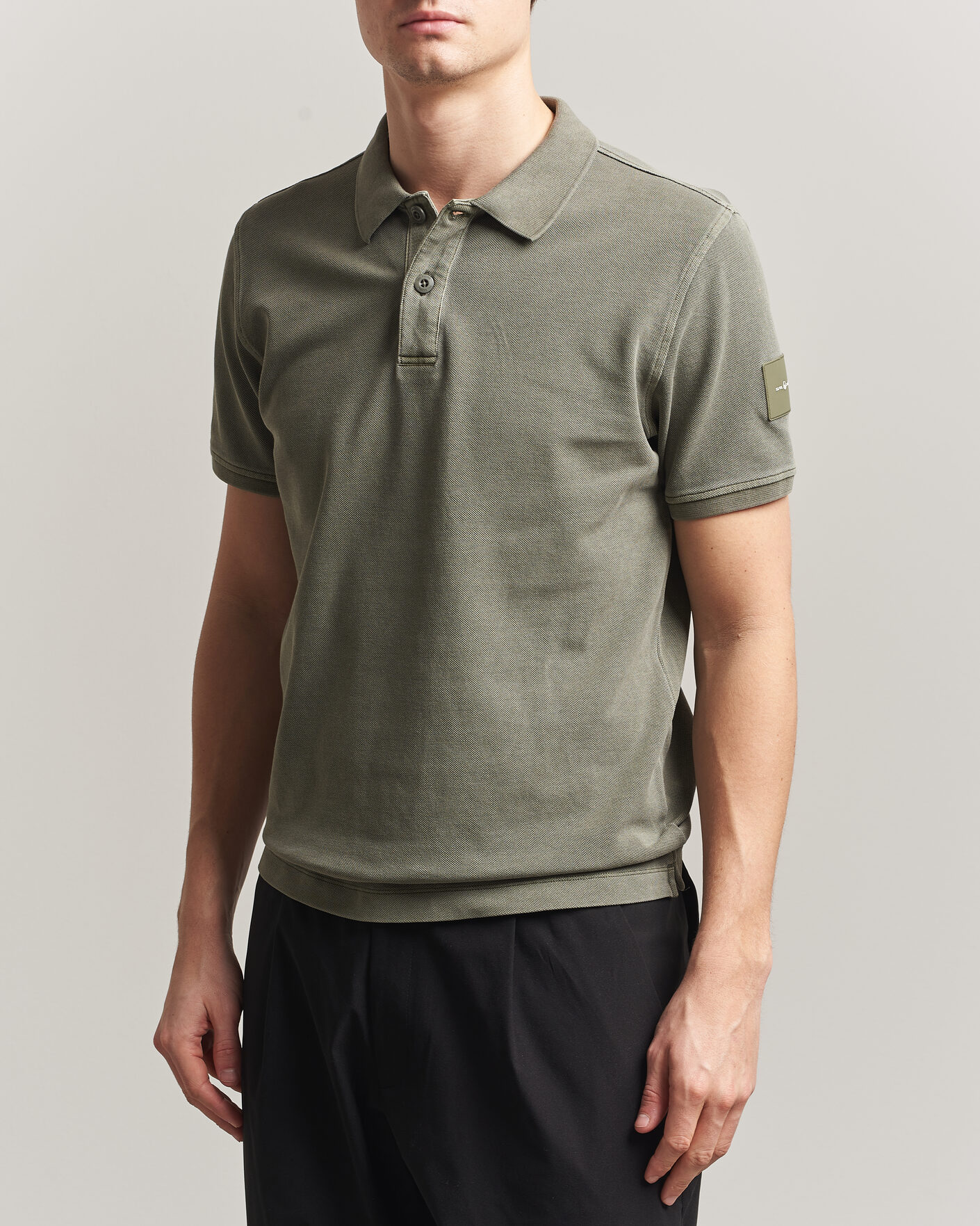 Herre | Polotrøjer | Sail Racing | Wind Pigment Dyed Polo Mud Green