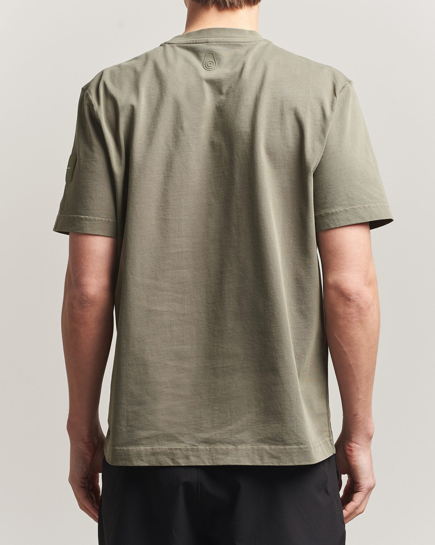 Herre | T-Shirts | Sail Racing | Wind Pigment Dyed T-Shirt Mud Green