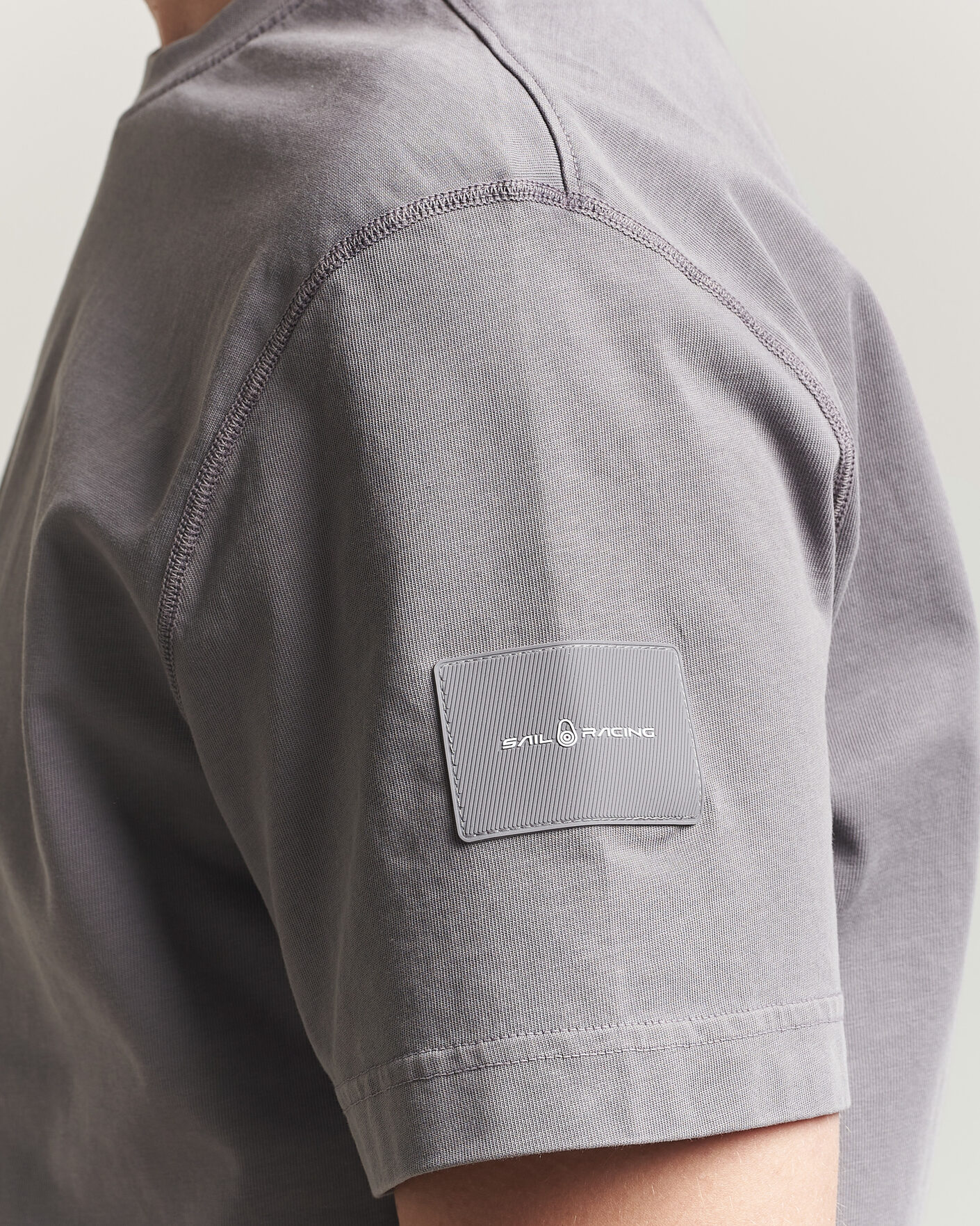 Herre | T-Shirts | Sail Racing | Wind Pigment Dyed T-Shirt Frost Grey