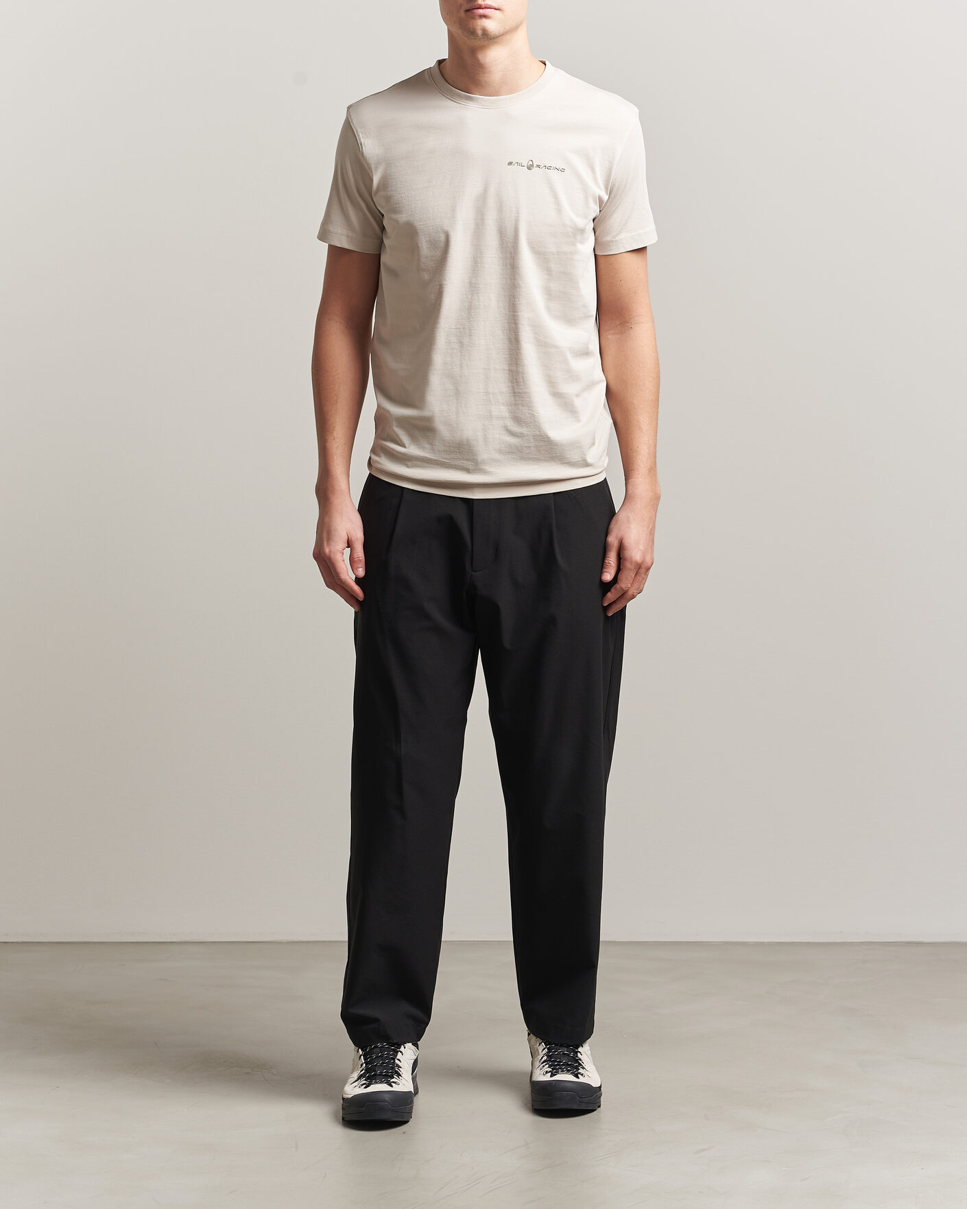 Herre | T-Shirts | Sail Racing | Bowman Crew Neck T-Shirt Ecru