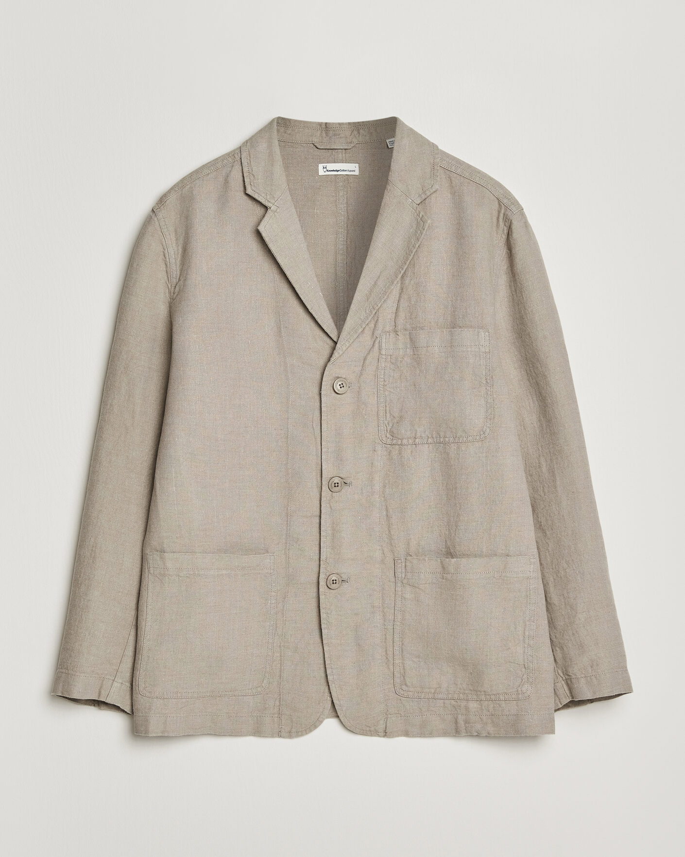 Herre | Blazere & jakker | KnowledgeCotton Apparel | Linen Blazer Twill