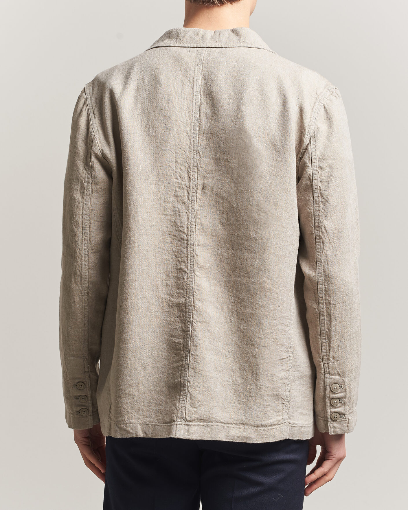 Herre | Blazere & jakker | KnowledgeCotton Apparel | Linen Blazer Twill