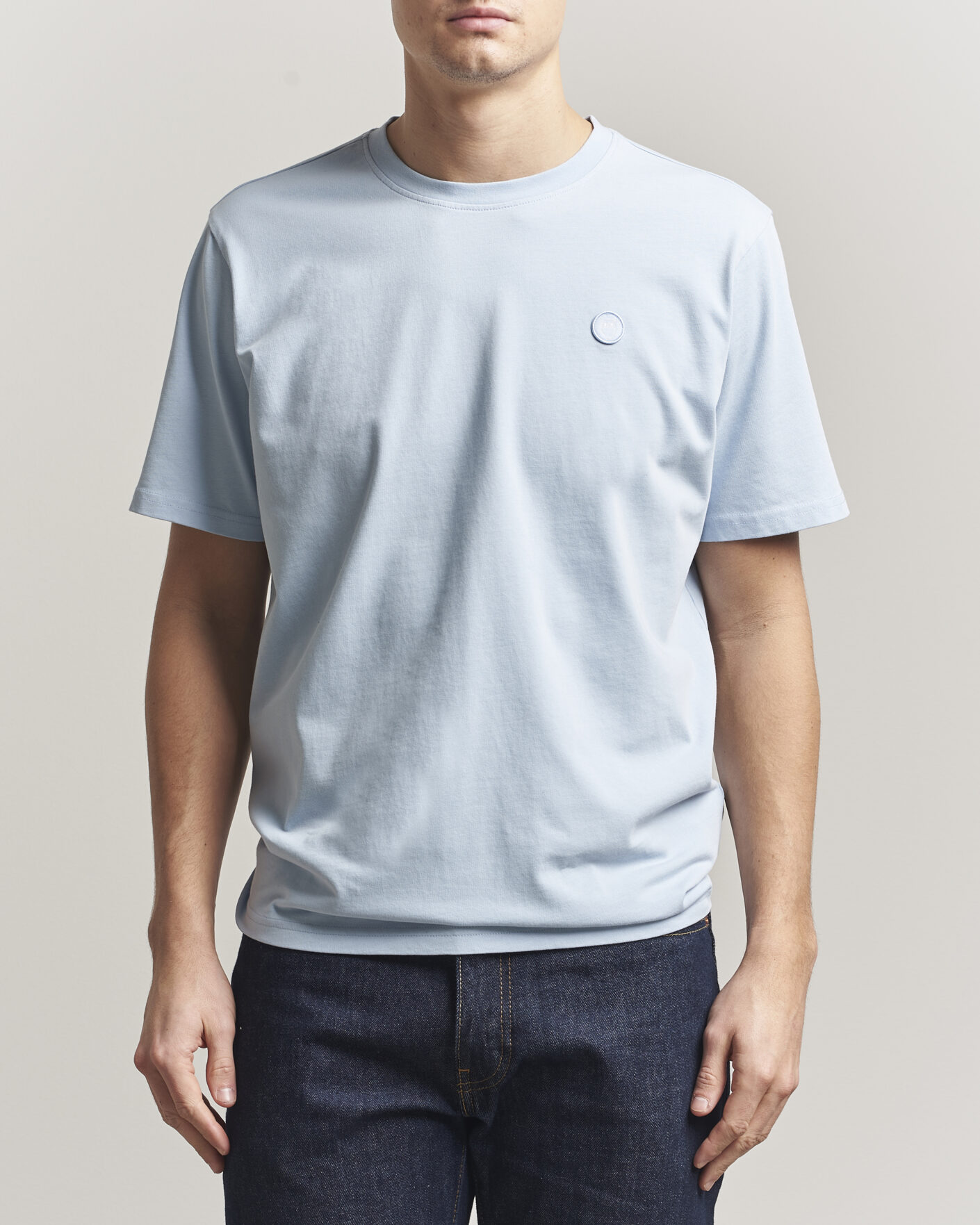 Herre | T-Shirts | KnowledgeCotton Apparel | Badge T-Shirt Skyway