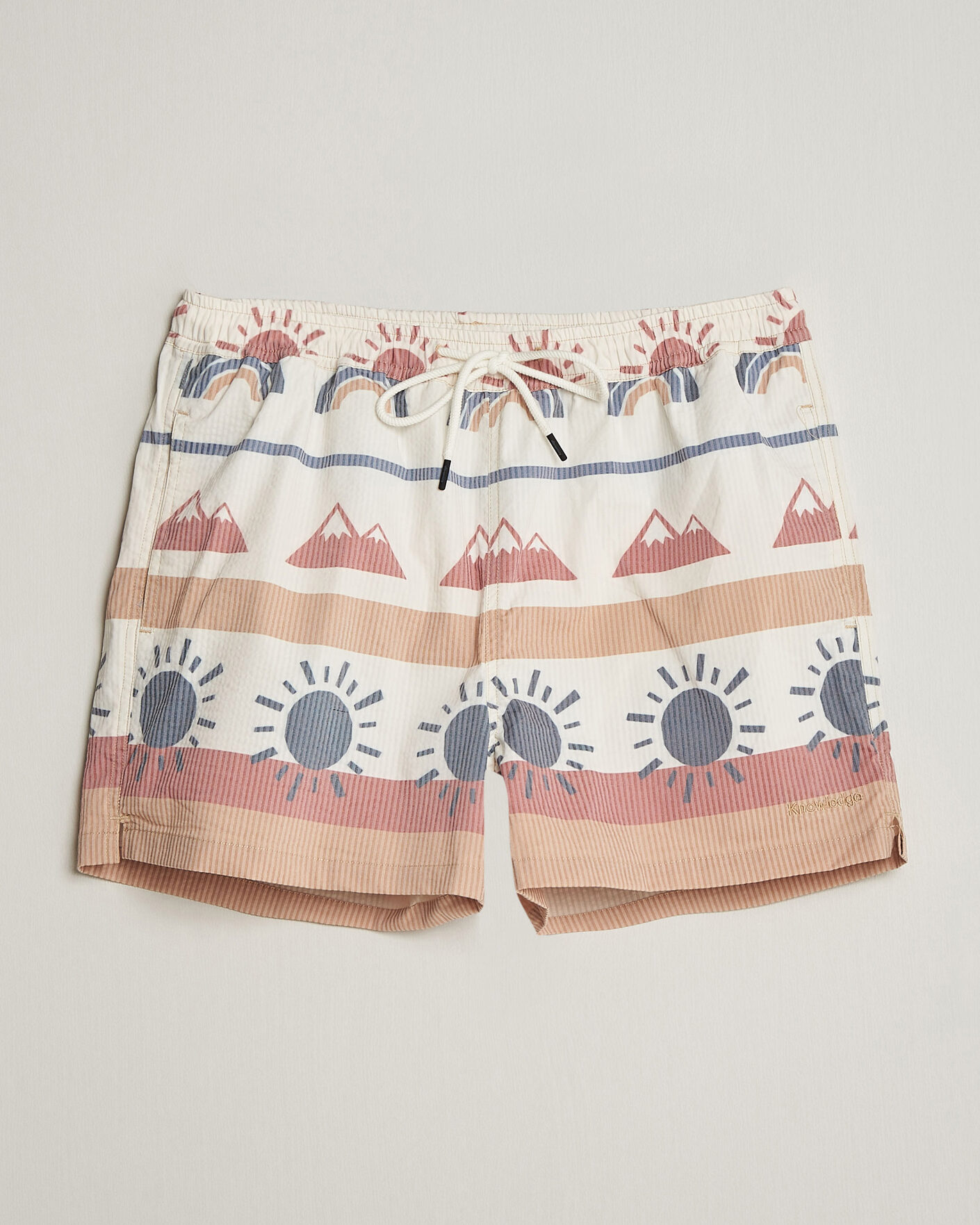 Herre | Badebukser | KnowledgeCotton Apparel | Printed Swimshorts Multi
