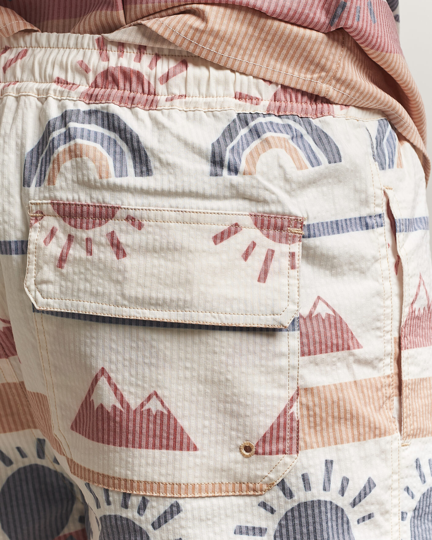 Herre | Badebukser | KnowledgeCotton Apparel | Printed Swimshorts Multi