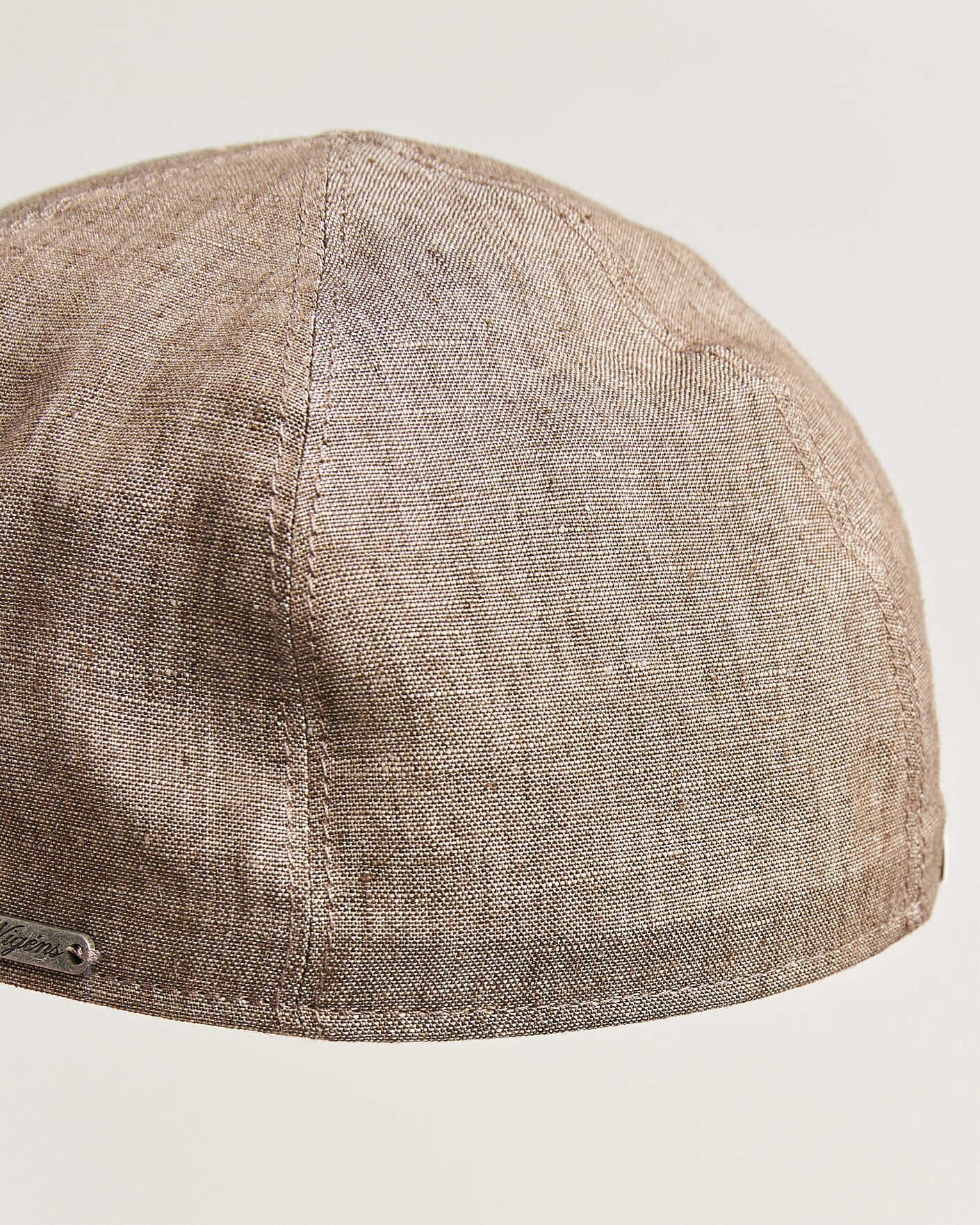 Herre | Hatte & kasketter | Wigéns | Baseball Linen Cap Light Brown