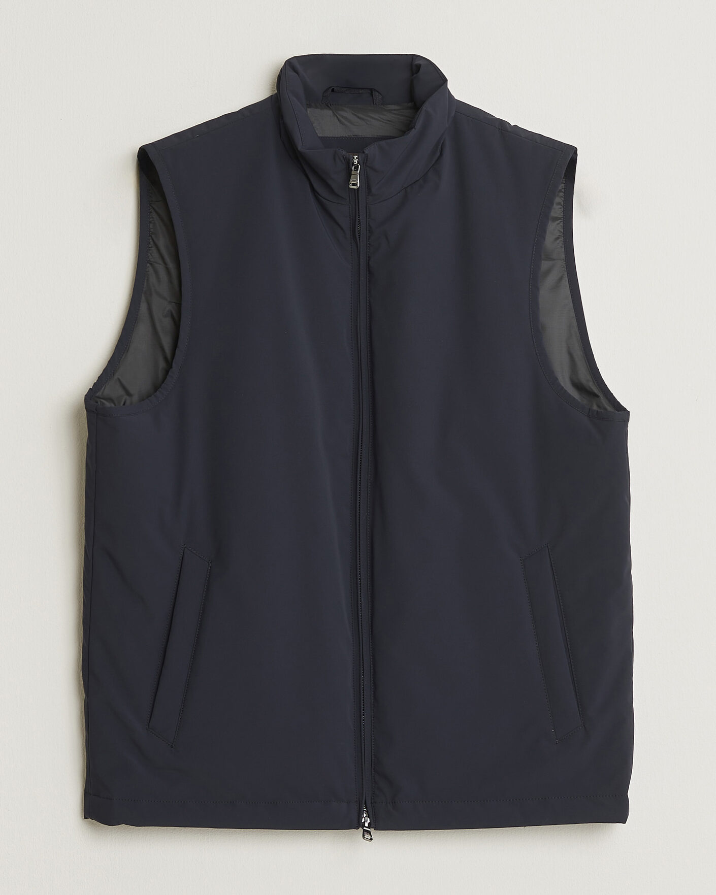 Herre | Veste | Oscar Jacobson | Light Zipped Waistcoat Navy
