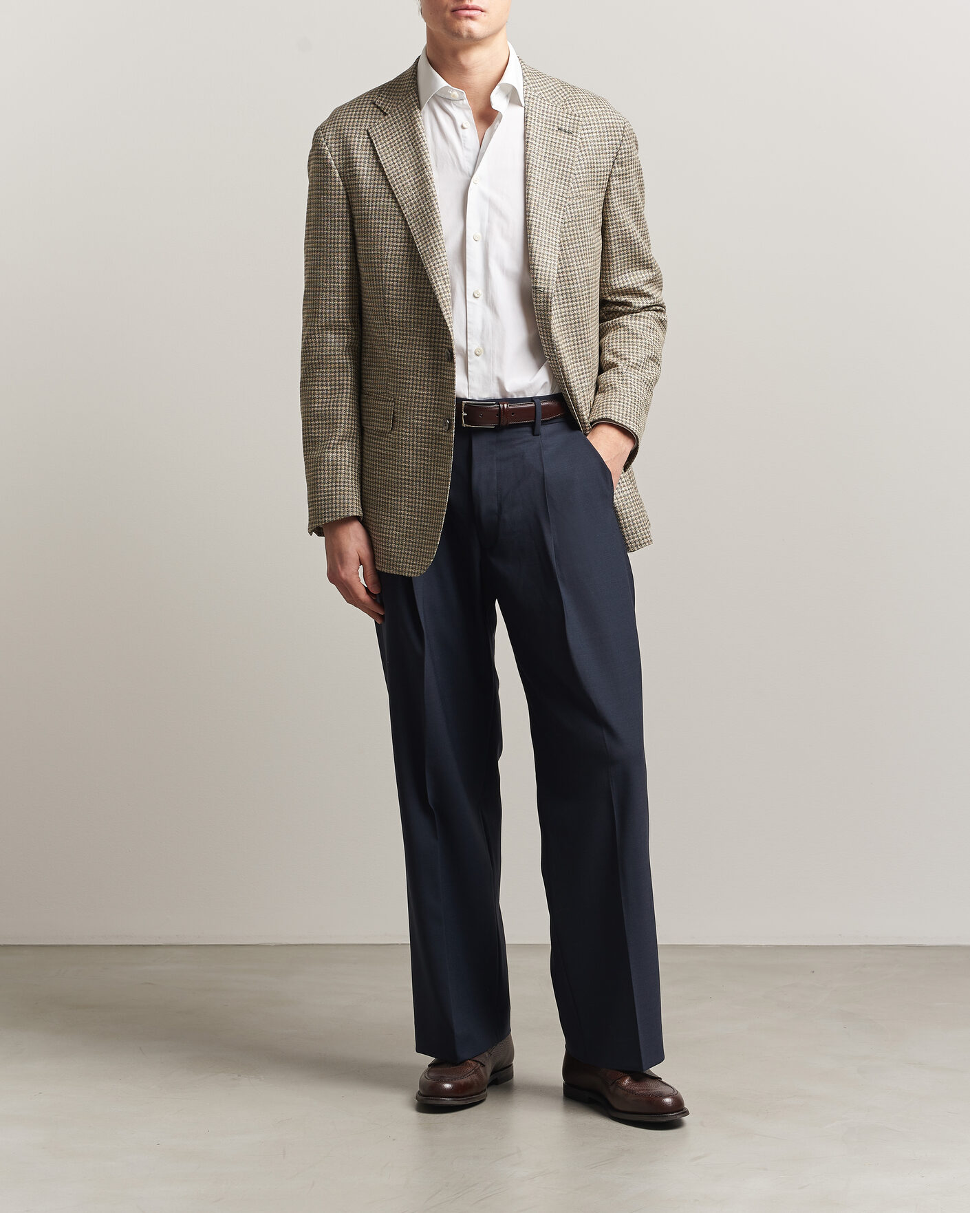 Herre | Blazere & jakker | Oscar Jacobson | Robert Wool/Silk/Cotton Blazer Green