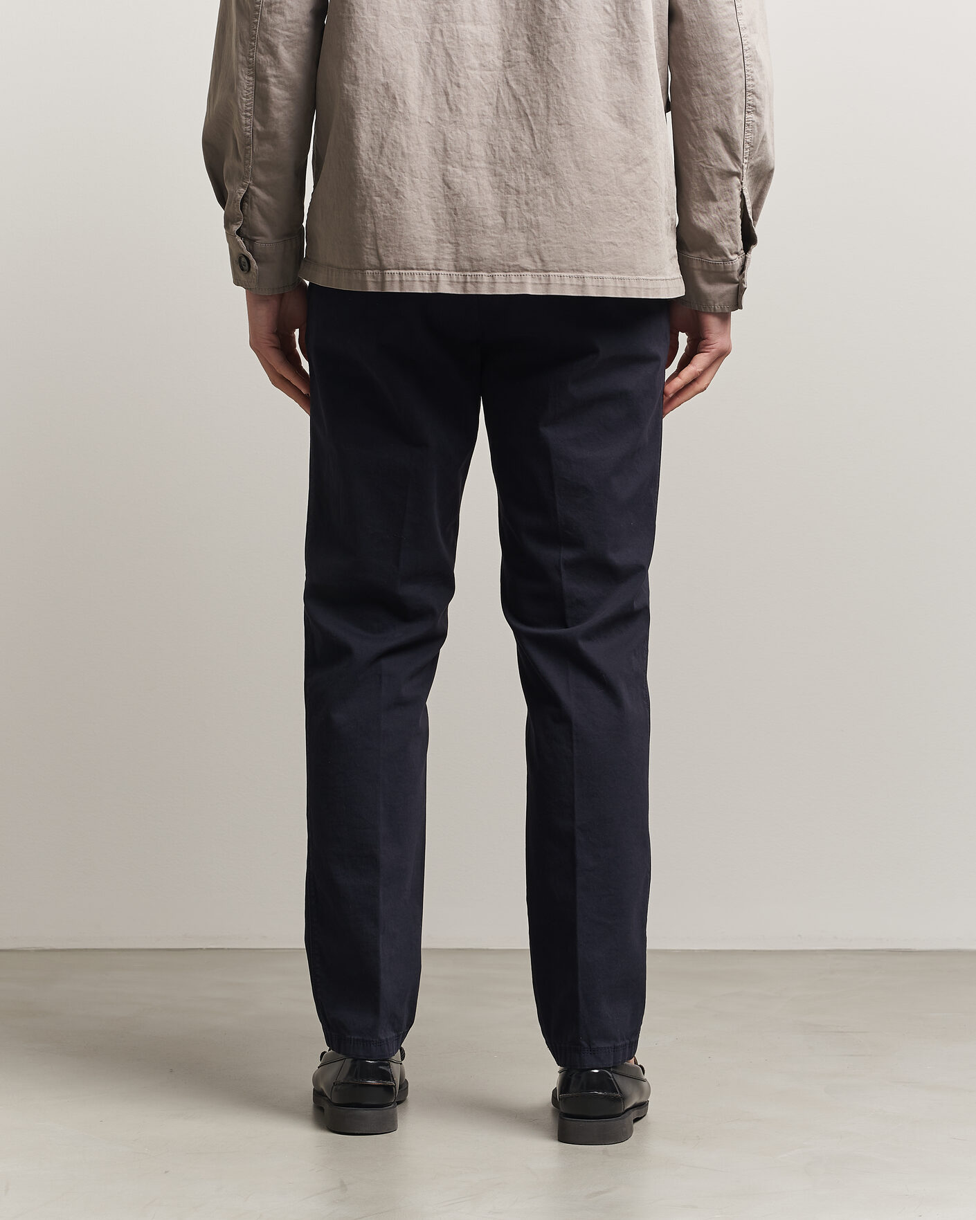Herre | Bukser | Oscar Jacobson | Danik Cotton Trousers Navy