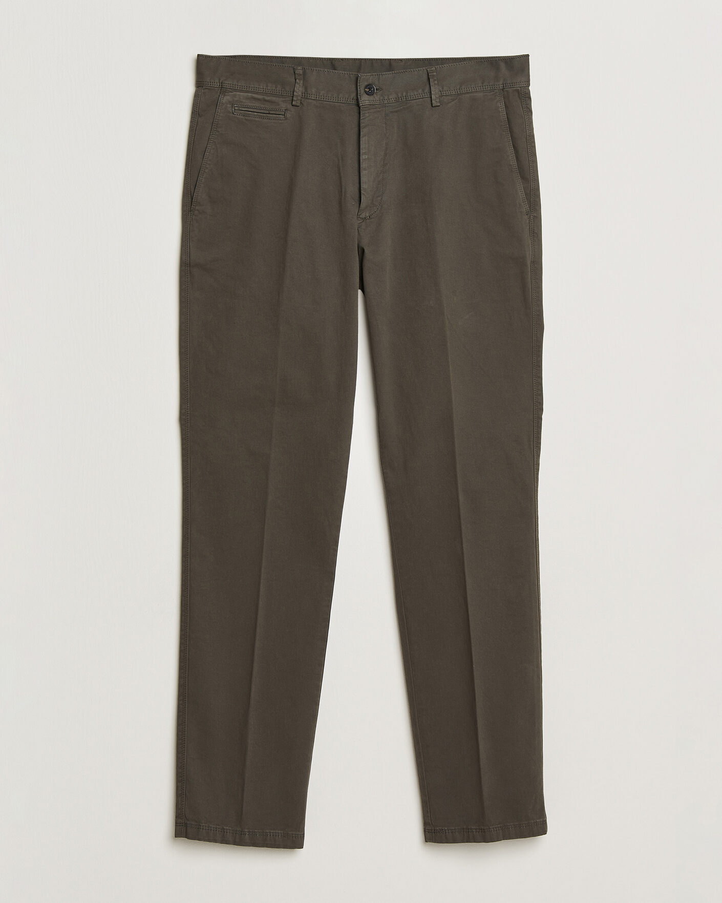 Herre | Bukser | Oscar Jacobson | Danik Cotton Trousers Olive